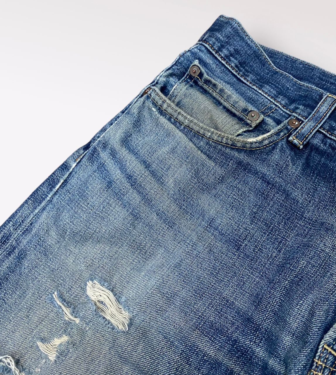 Japanese Brand 💥DELETE 💥VINTAGE UNIQLO JEANS KURT COBAIN DENIM Size US 34 / EU 50 - 9 Thumbnail