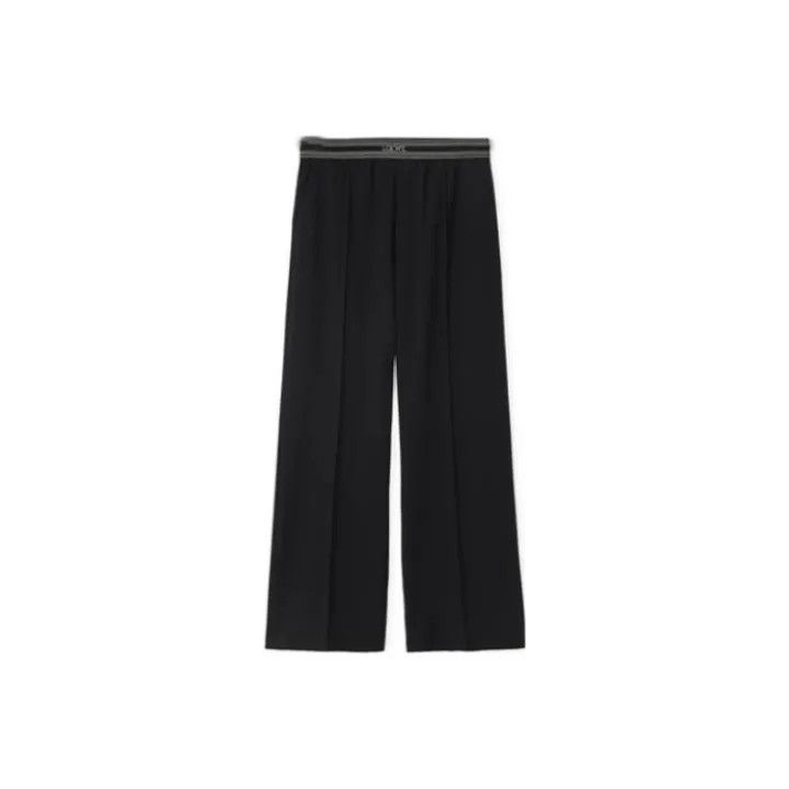 Loewe Loewe FW23 Black Striped Trim Casual Pants Size 23" - 1 Thumbnail