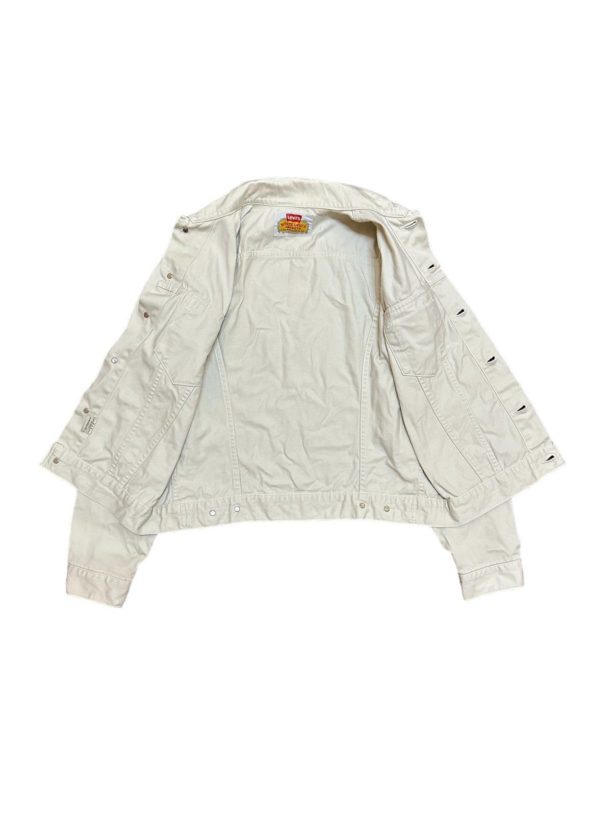 Levi's Vintage Levis White Trucker Jacket Size US M / EU 48-50 / 2 - 12 Thumbnail