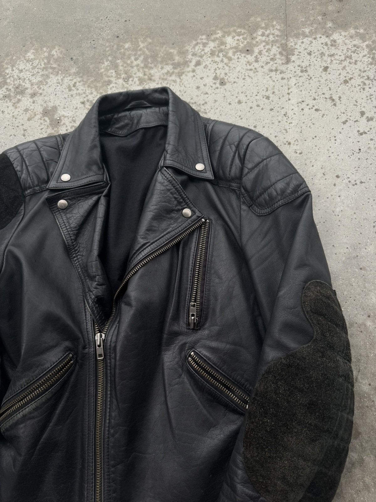 Acne Studios Acne Studios SS11 Leather Biker Jacket Size US L / EU 52-54 / 3 - 3 Thumbnail