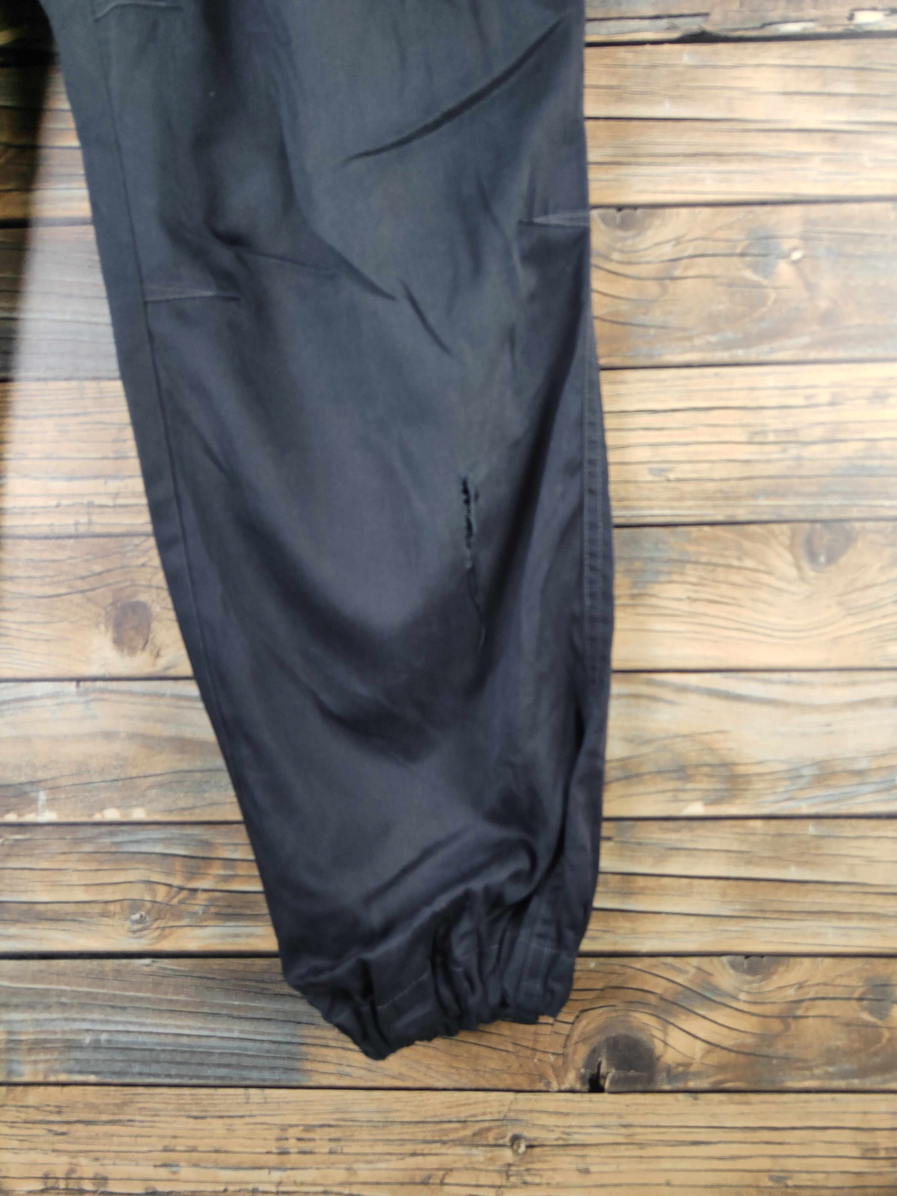 Japanese Brand DL ZDragon Black Multipocket Joggers #2620 Size US 32 / EU 48 - 7 Thumbnail
