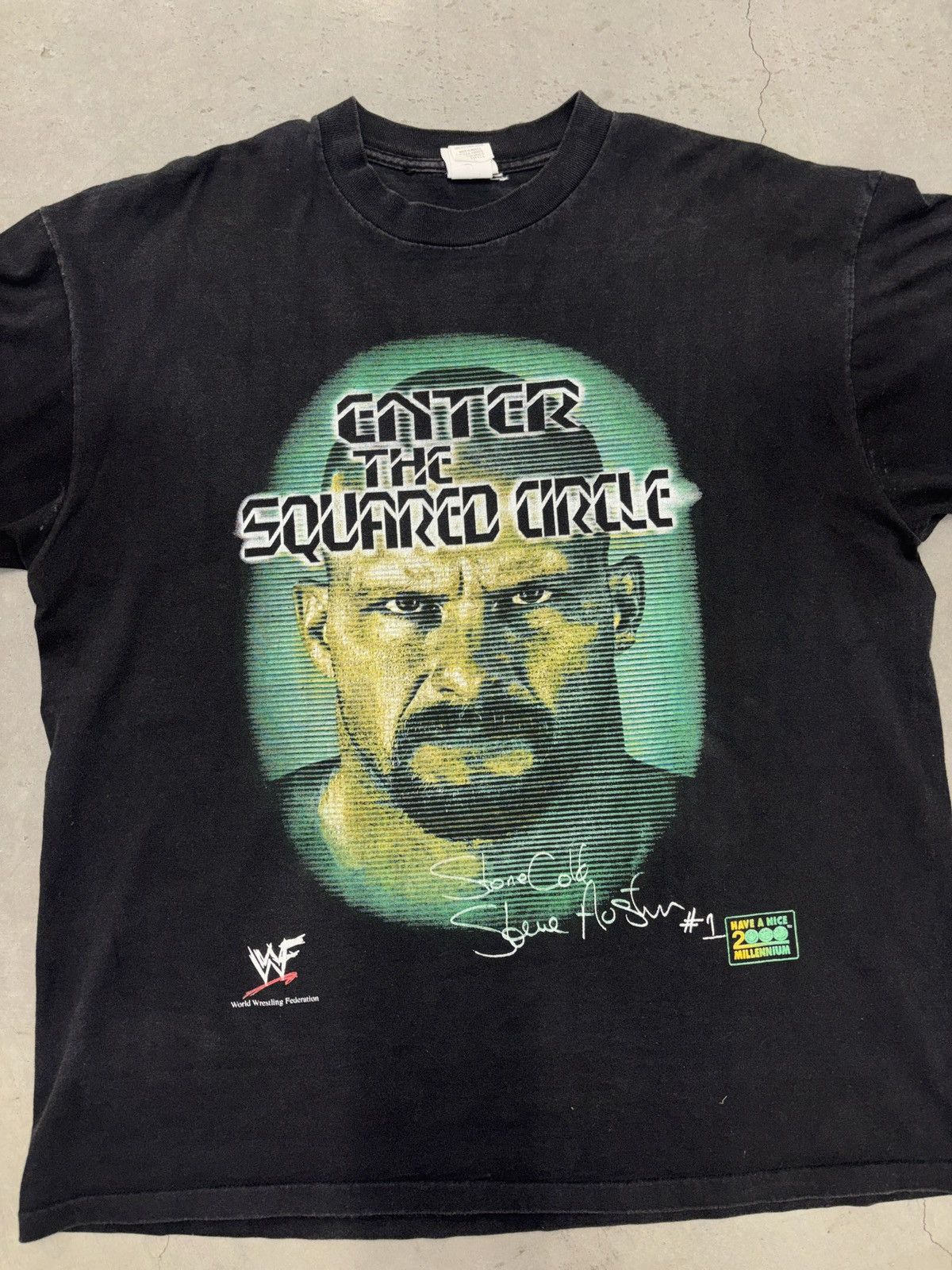 WWE 90’s Steve Austin Millennium Vintage T-shirt Size US XL / EU 56 / 4 - 2 Thumbnail