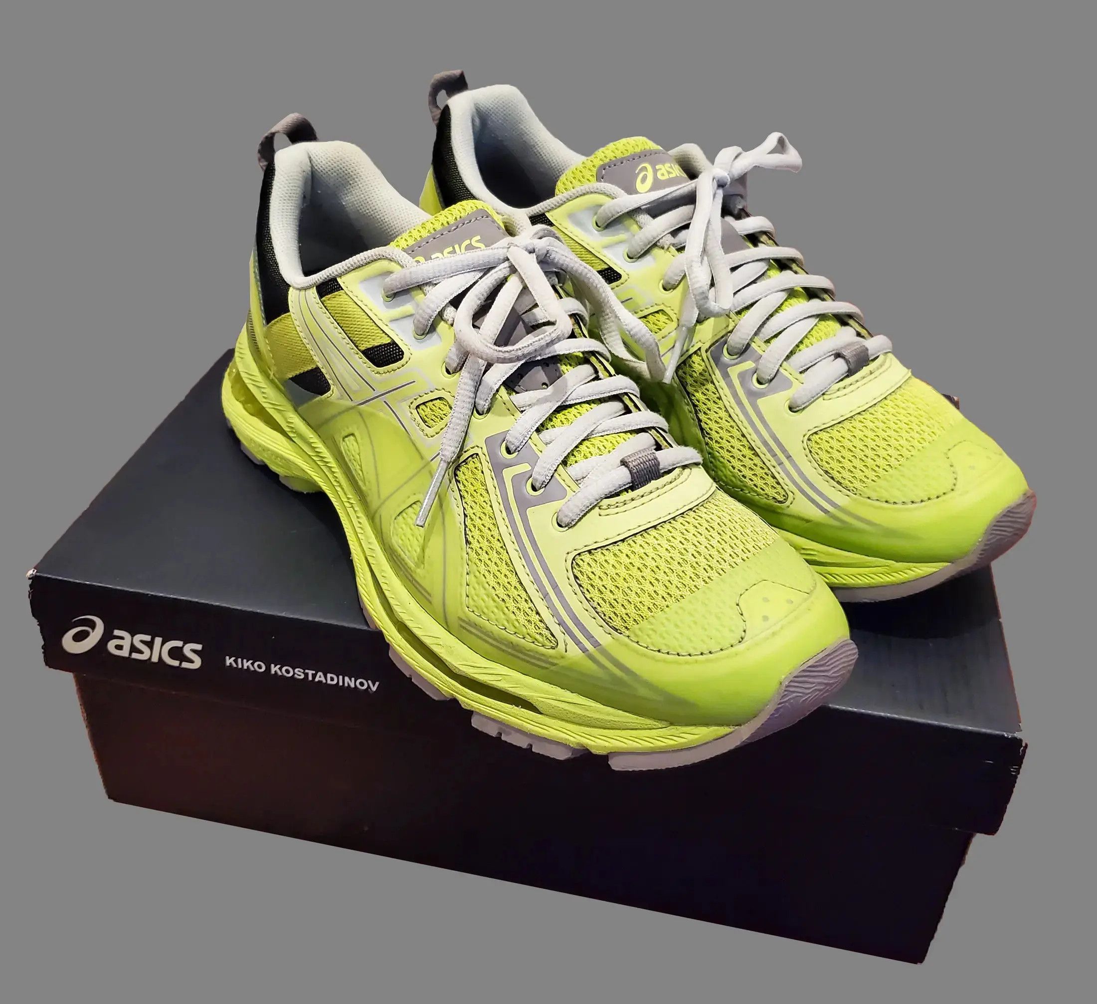 Asics × Kiko Kostadinov Kiko Kostadinov ASICS Gel-Burz 1 Limeade Size US 8 / EU 41 - 1 Thumbnail