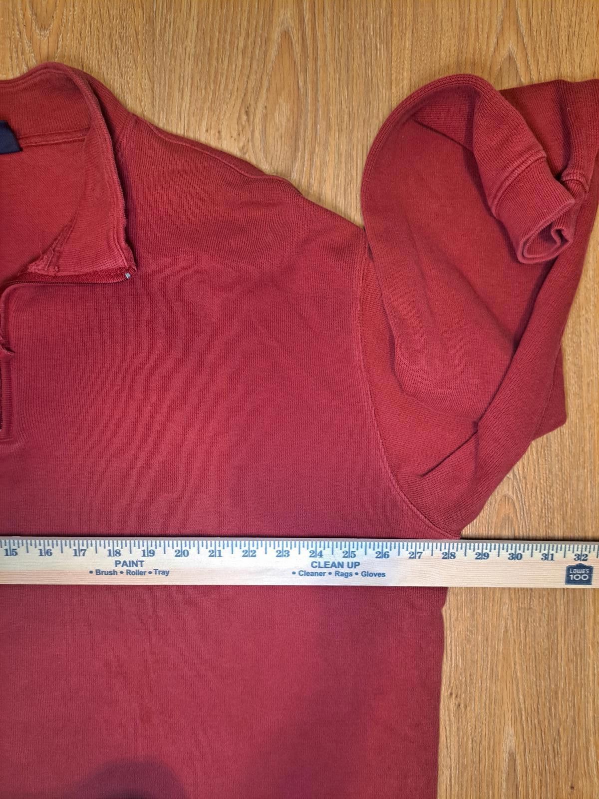 Woolrich Woolen Mills Woolrich Sweater Mens XXL Red 100% Cotton Quarter Zip Size US XXL / EU 58 / 5 - 6 Thumbnail