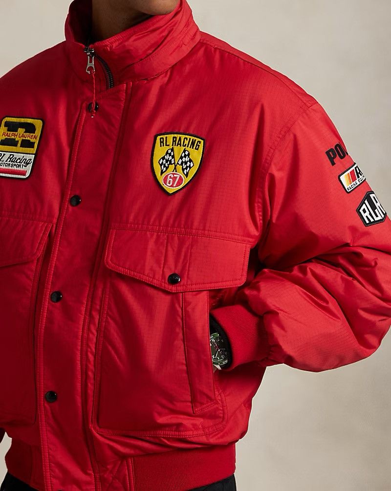 Polo Ralph Lauren Polo Ralph Lauren Racing Jacket Size Large Red Hooded Logos Size US L / EU 52-54 / 3 - 5 Thumbnail