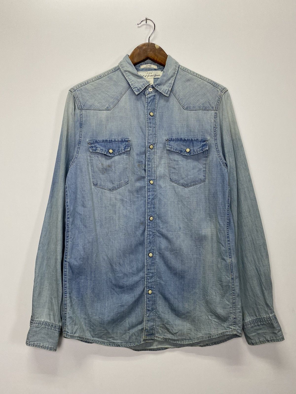 H&M H&M denim button up Size US S / EU 44-46 / 1 - 2 Thumbnail