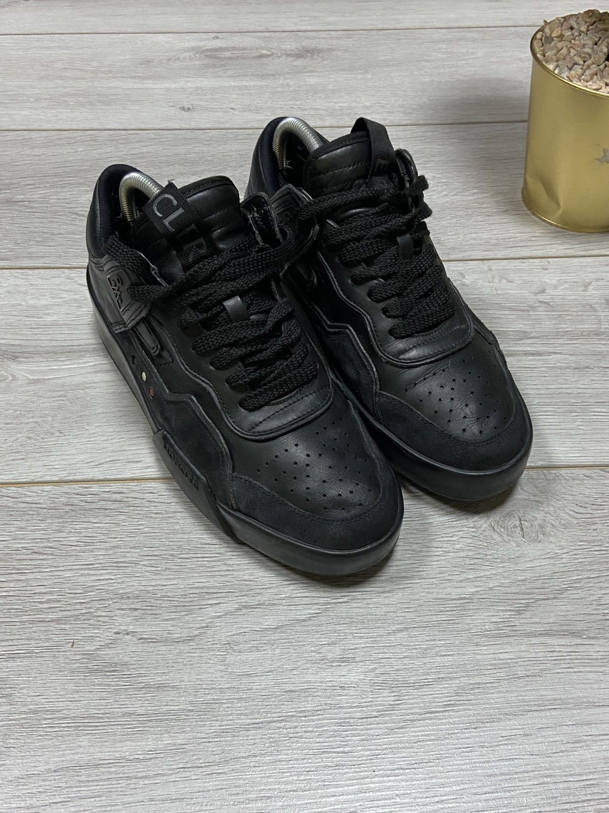 Moncler Moncler Promyx Space leather Sneakers Black Size US 8 / EU 41 - 2 Thumbnail
