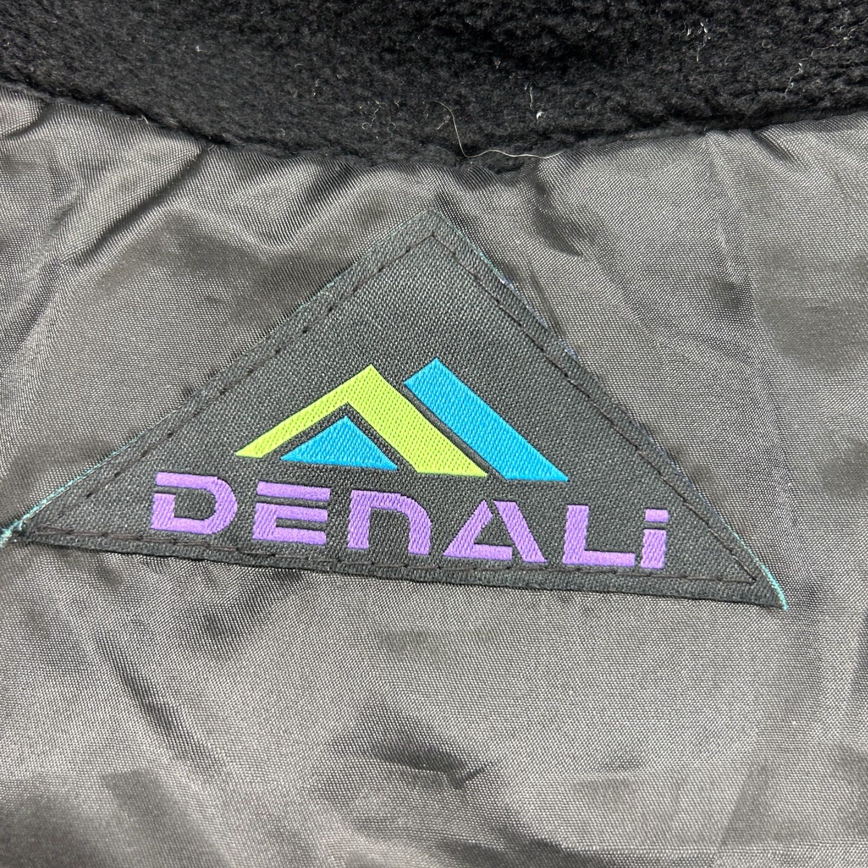 Vintage VINTAGE Denali Jacket Women 3X Black White Fleece Full Zip Nature Theme Bomber Jacket 90s Womens Size XXL / US 16-18 / IT 52-54 - 7 Thumbnail
