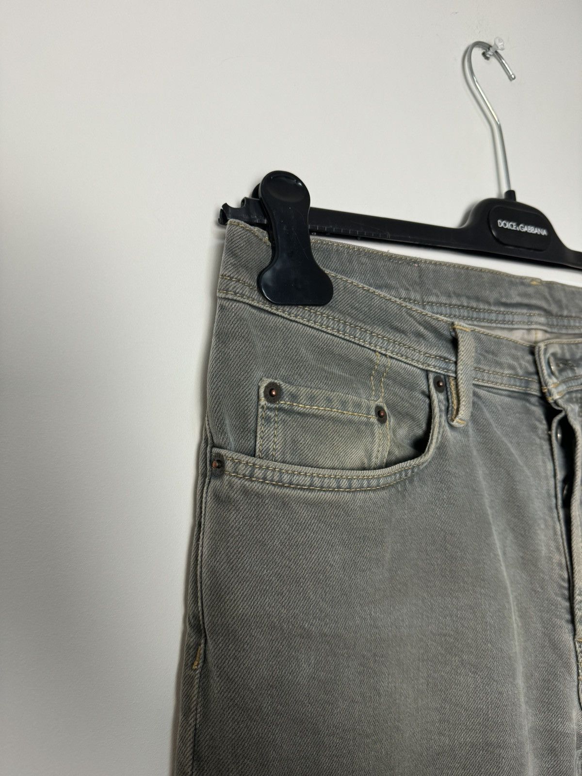Acne Studios Acne Studios Grey Washed Denim Jeans Archive straight fit Size US 30 / EU 46 - 10 Thumbnail