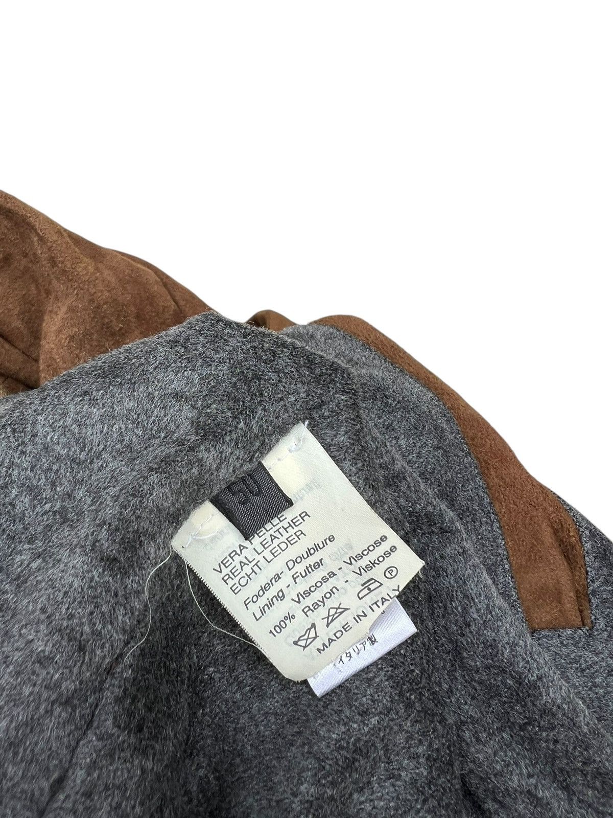 Beams Plus Quttrocchi X Beams Stains Patina Suede Leather Jacket Size US M / EU 48-50 / 2 - 16 Thumbnail