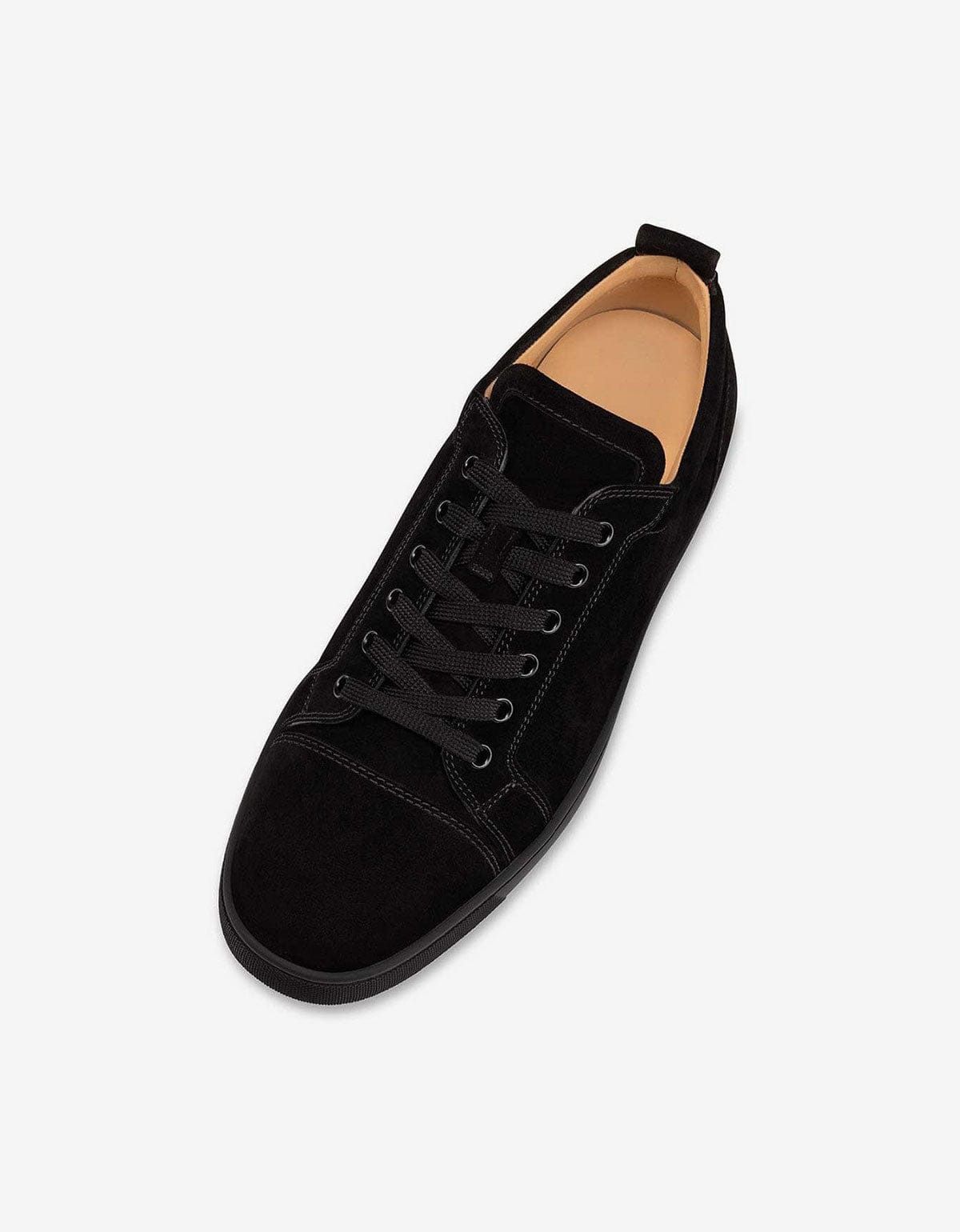 Christian Louboutin Christian Louboutin Louis Junior Black Suede Trainers Size US 11.5 / EU 44-45 - 4 Thumbnail