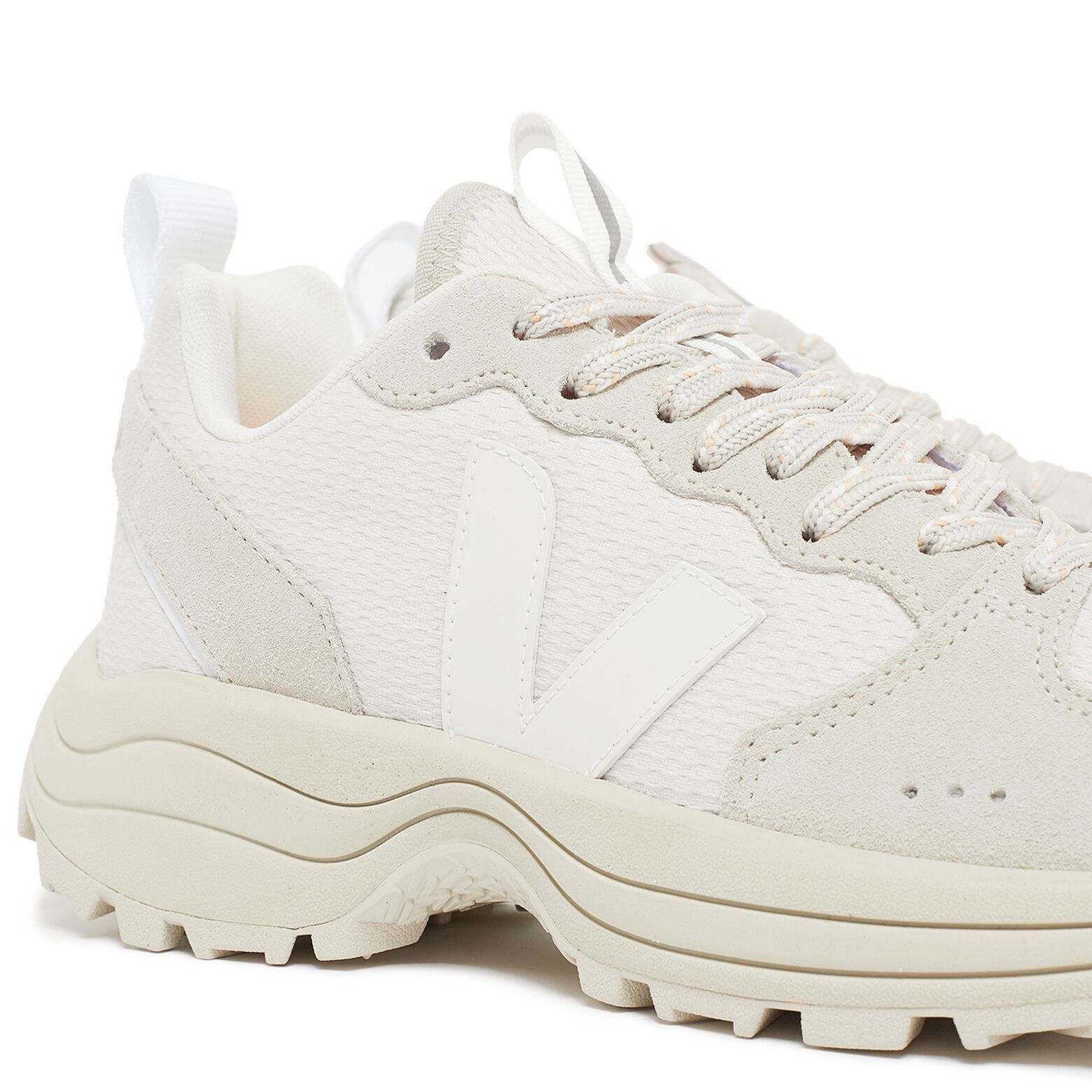 Veja Veja Venturi Hexamesh Gravel White VT2103184A US 5 EU 36 Size US 5 / IT 35 - 3 Thumbnail