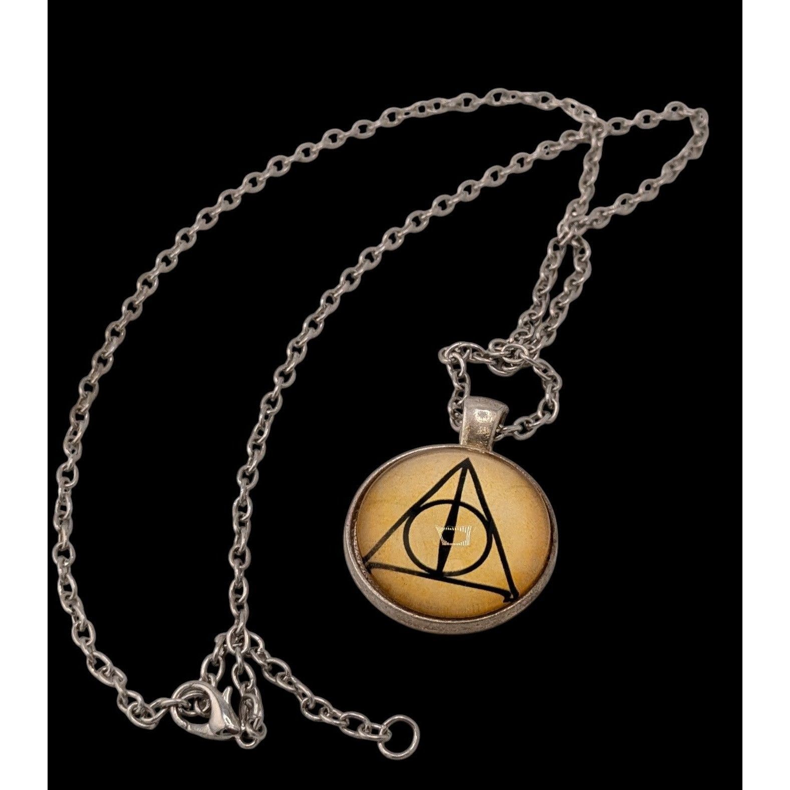 Other Harry Potter Deathly Hallows Symbol Pendant Necklace Size ONE SIZE - 1 Thumbnail