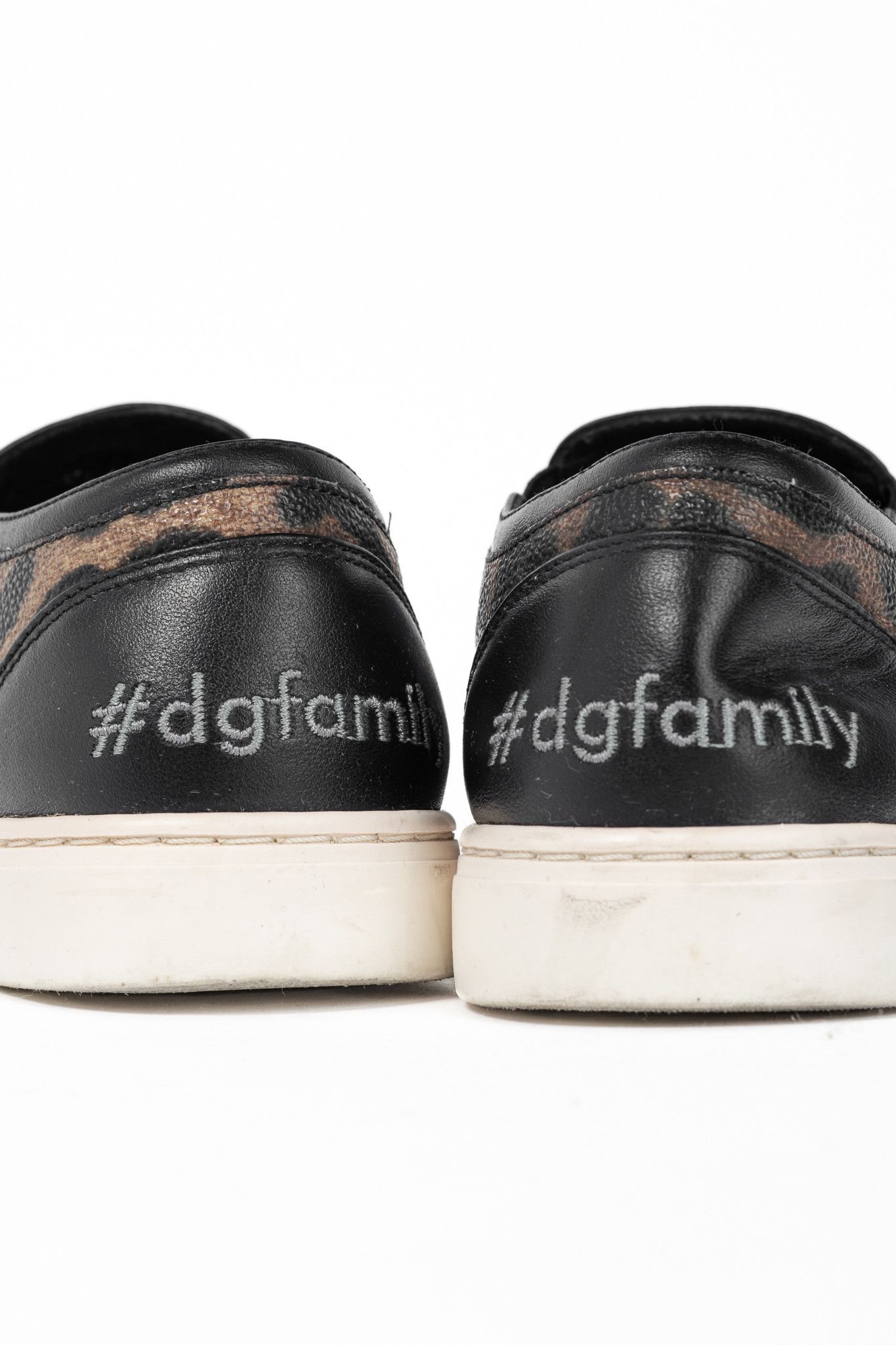 Dolce & Gabbana Dolce & Gabbana DG Family Leopard Slip-On Sneakers Size US 5.5 / IT 35.5 - 10 Thumbnail
