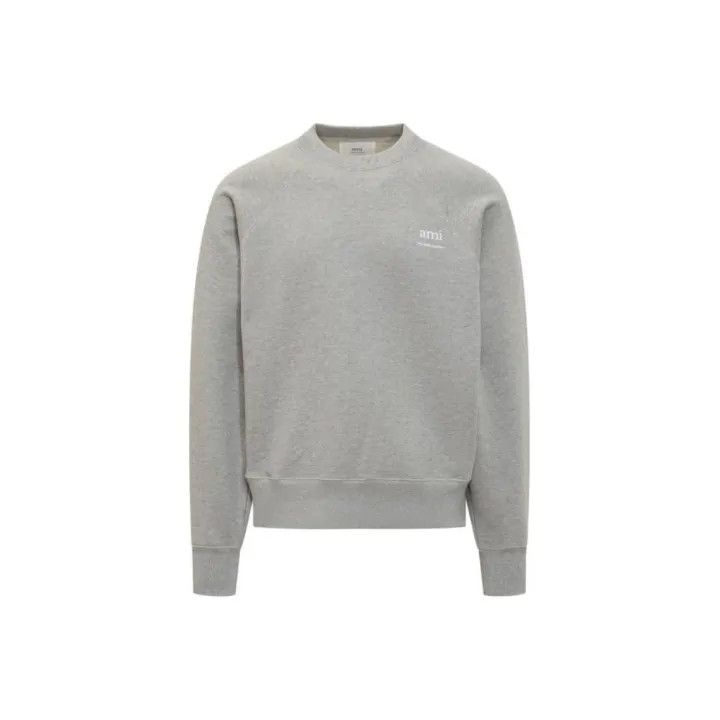 AMI AMI Paris Logo Print Long Sleeve Sweatshirt 0079 Size US L / EU 52-54 / 3 - 1 Thumbnail