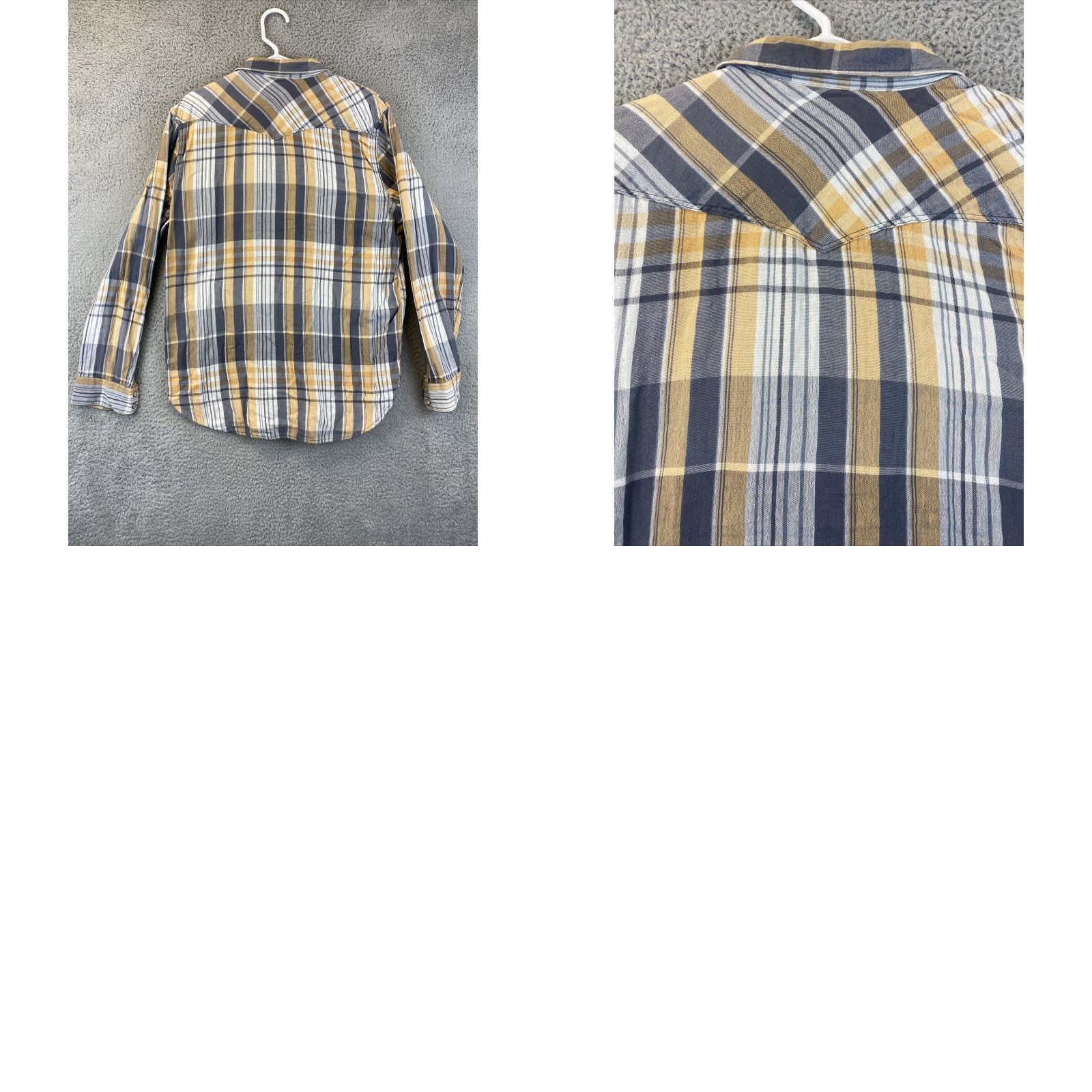 Lucky Brand Lucky Brand Dress Shirt L Plaid Multicolor Long Sleeve Button-Down Classic Mens Size US L / EU 52-54 / 3 - 8 Thumbnail