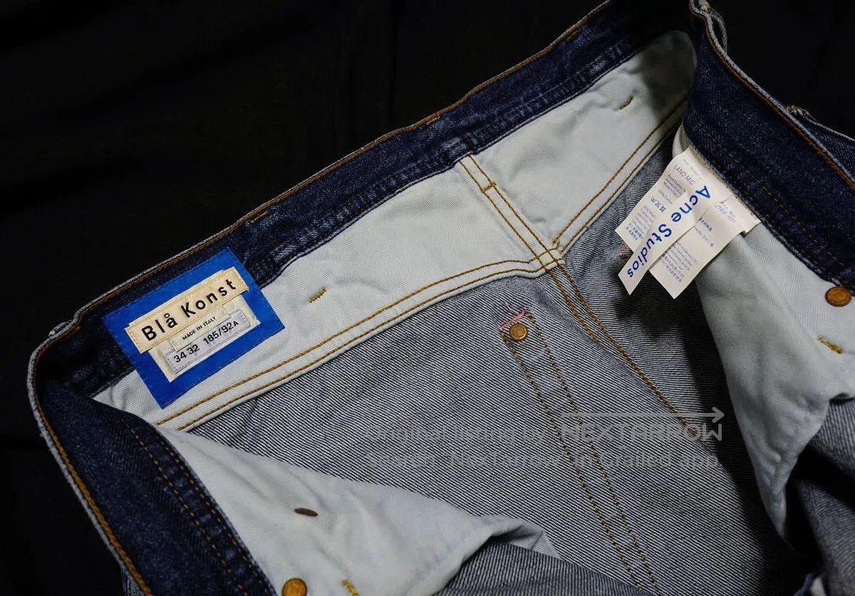 Acne Studios acne studios mid blue denim pants. Size US 34 / EU 50 - 4 Thumbnail