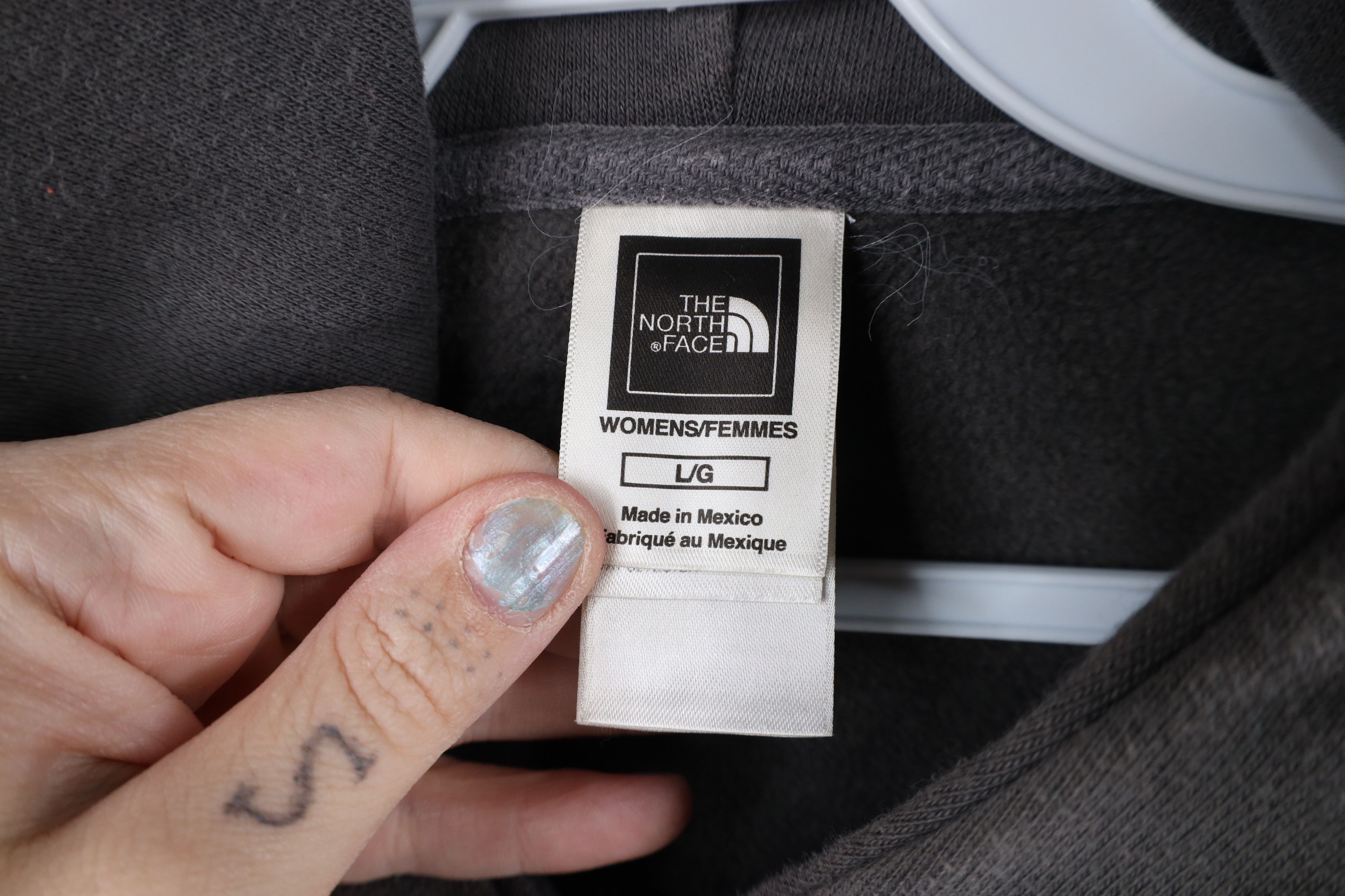 The North Face × Vintage Vintage The North Face Spell Out Big Logo Hoodie Sweatshirt Size L / US 10 / IT 46 - 8 Thumbnail