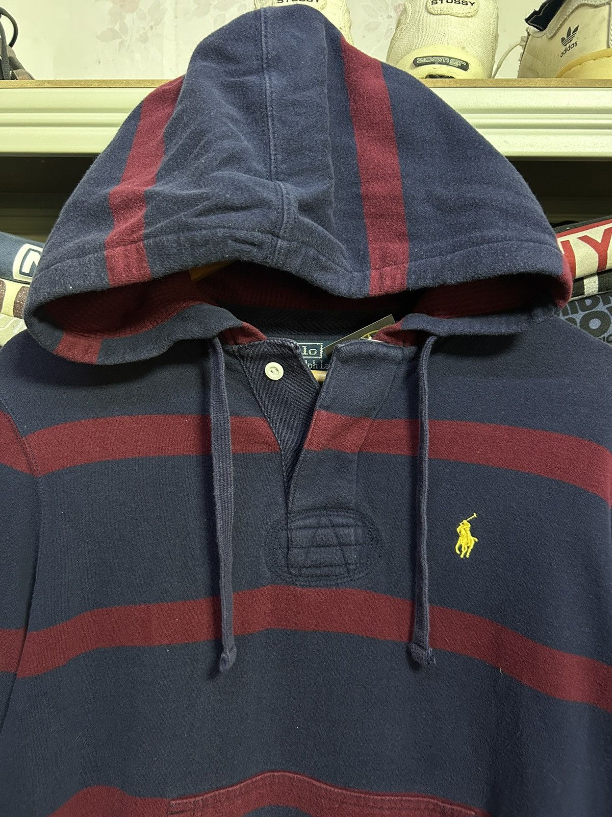 Polo Ralph Lauren Vintage polo ralph lauren striped hoodie small pony Size US M / EU 48-50 / 2 - 3 Thumbnail