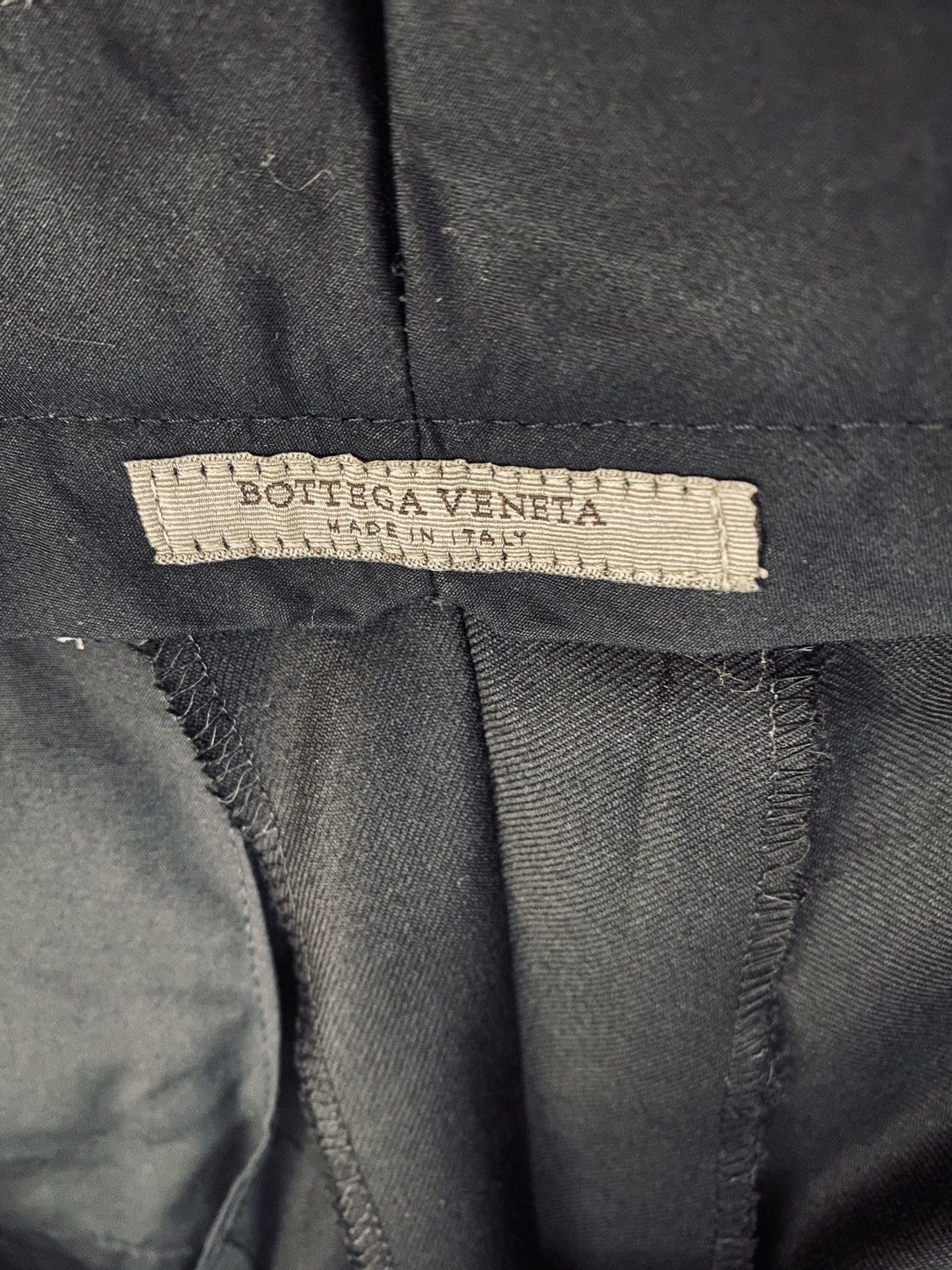 Bottega Veneta Bottega Veneta 🇮🇹 Nero wool dual pleat dress slacks 34 NEW Size US 34 / EU 50 - 2 Thumbnail