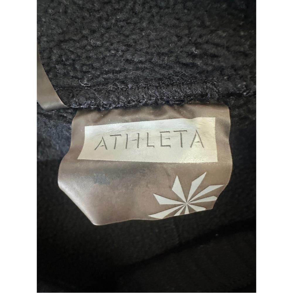 Athleta Athleta Street To Summit Fleece Reflective Leggings Black XL Size 36" / US 14 / IT 50 - 7 Thumbnail