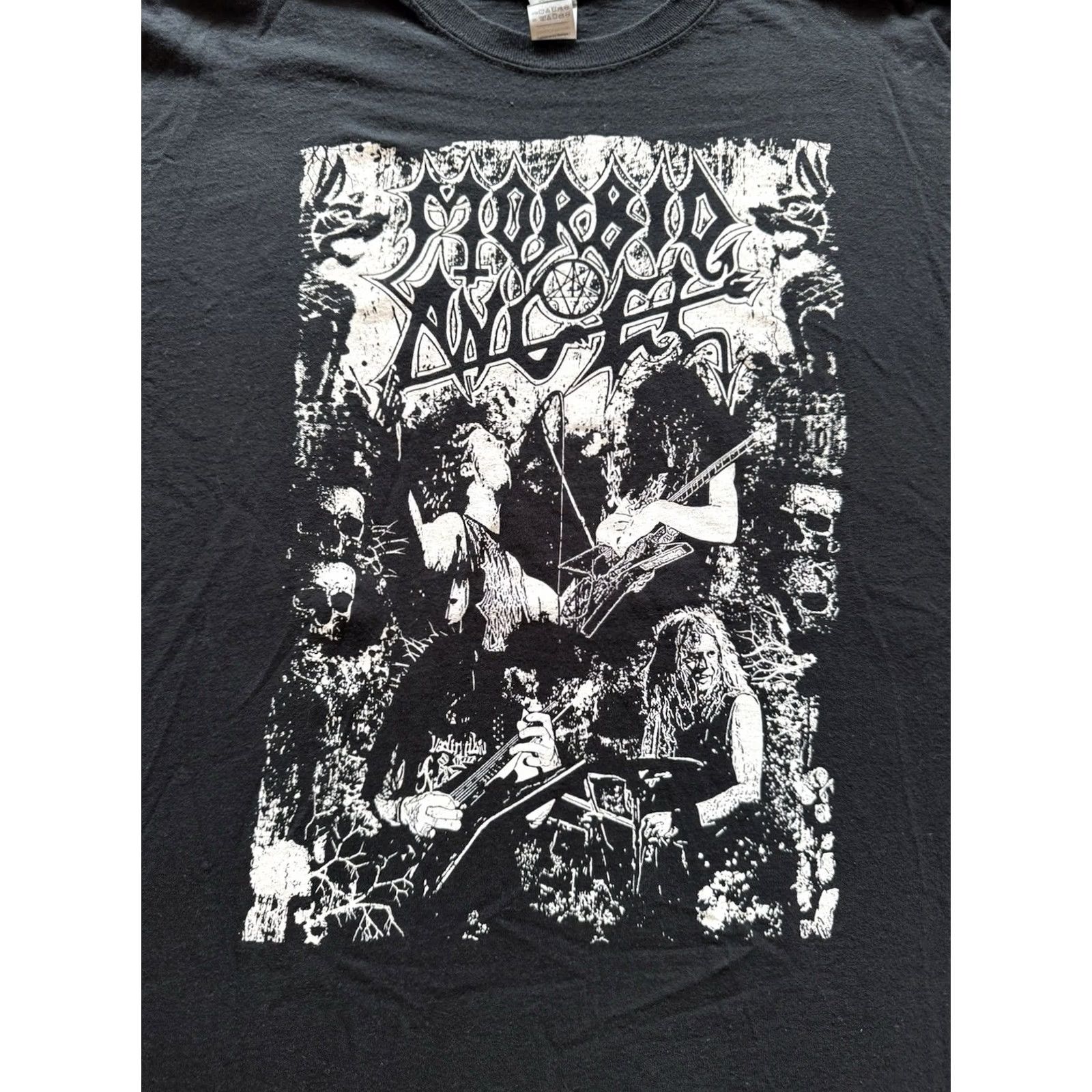 Gildan VINTAGE Morbid Angel Sickness Tour Concert T Shirt 2XL Black Gildan Men Band Metal Music Deicide Size US XXL / EU 58 / 5 - 2 Thumbnail