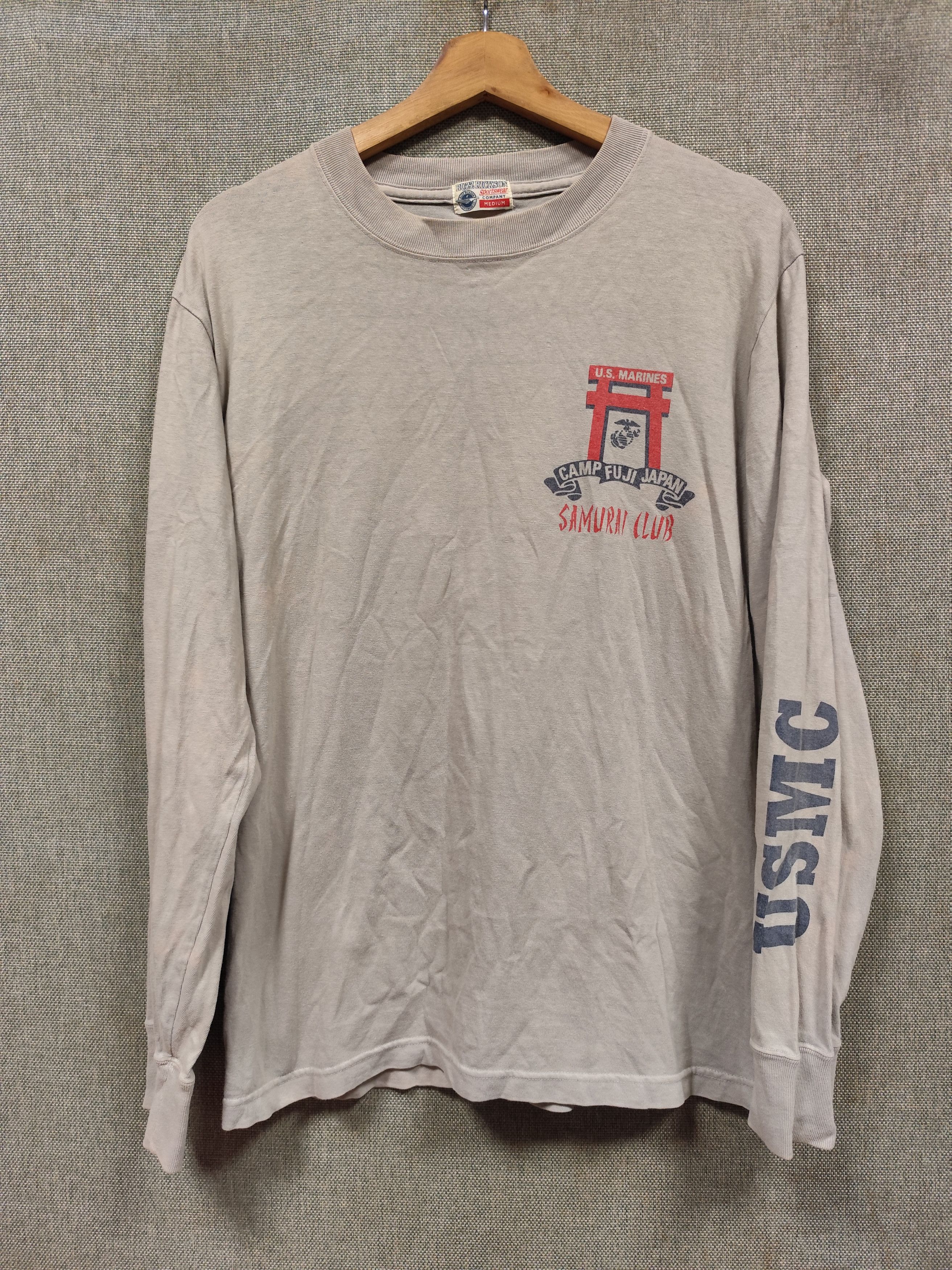 Buzz Rickson's US.MARINES SAMURAI CLUB LONG SLEEVE Size US M / EU 48-50 / 2 - 2 Thumbnail