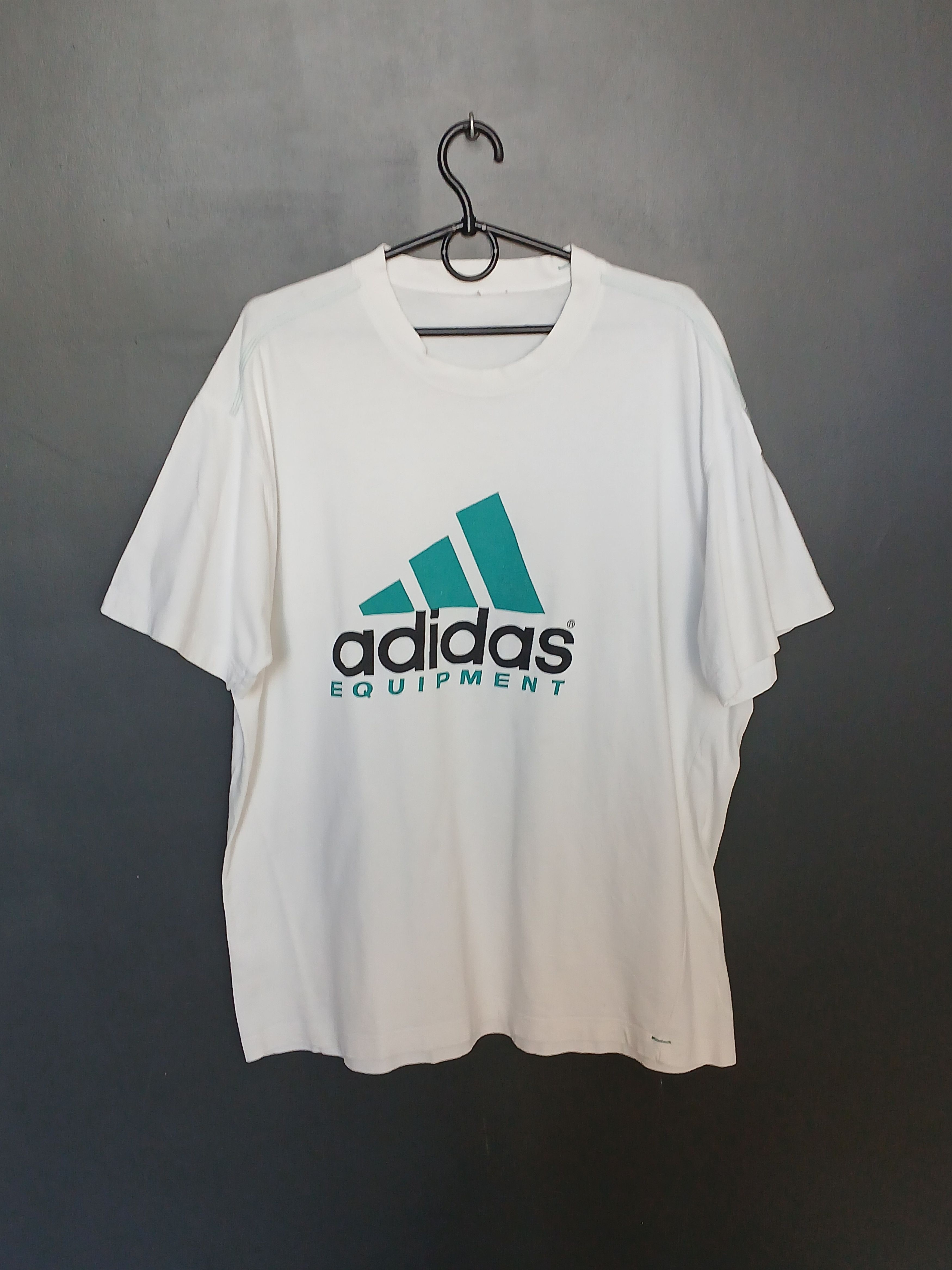 Adidas × Vintage Vintage Adidas Equipment T-Shirt Size US XL / EU 56 / 4 - 1 Thumbnail