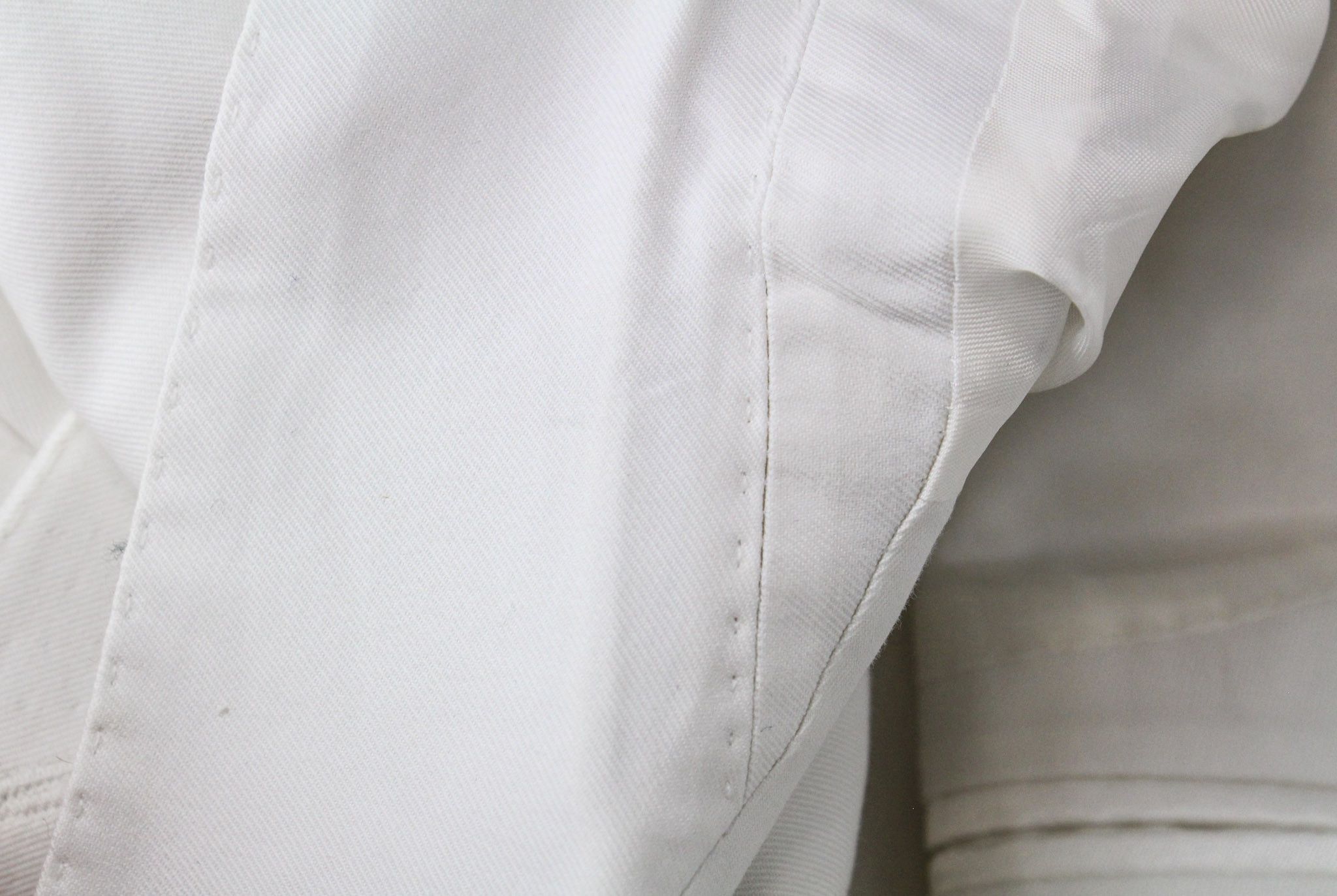 Suitsupply LA SPALLA UK34S Off-White Cotton Double-Breasted 72171 Size 34S - 12 Thumbnail