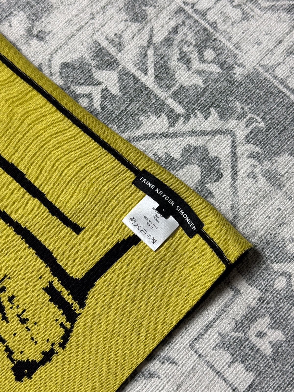If Six Was Nine 💥Archive Trine Krycer Simonsen Wool Japan Scarf Designer Size ONE SIZE - 5 Thumbnail
