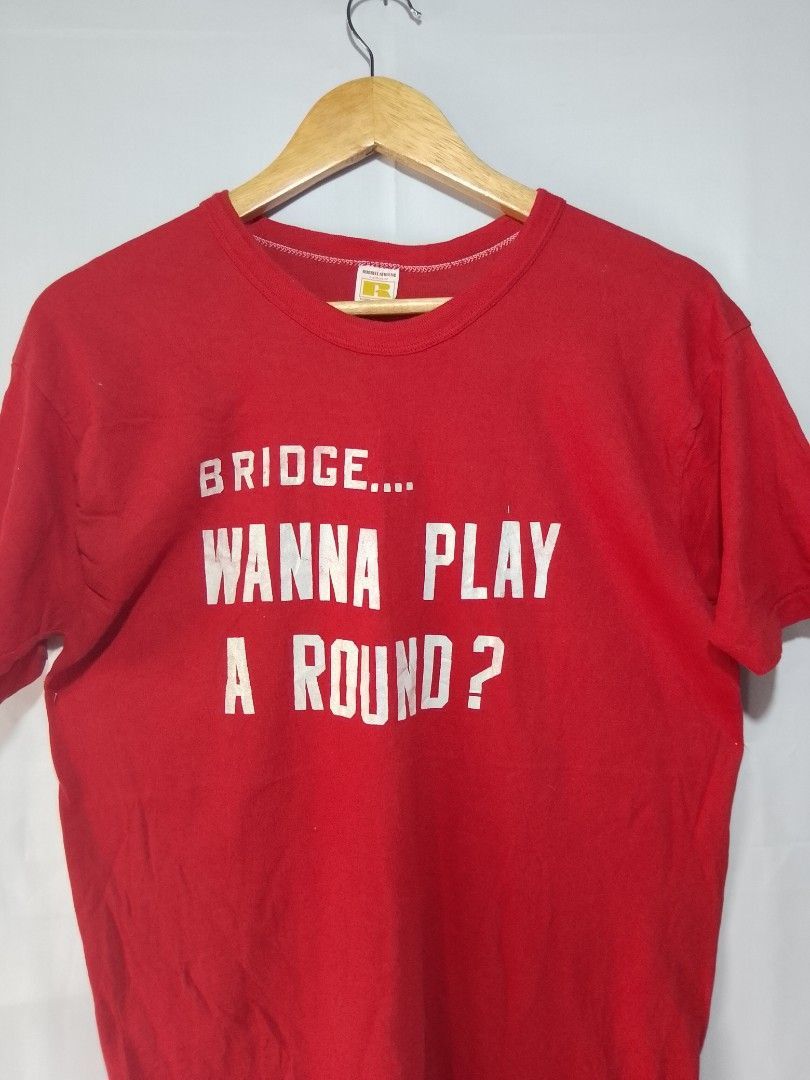 Vintage Vintage 90s Russell Athletic Poem Tee Size US M / EU 48-50 / 2 - 2 Thumbnail