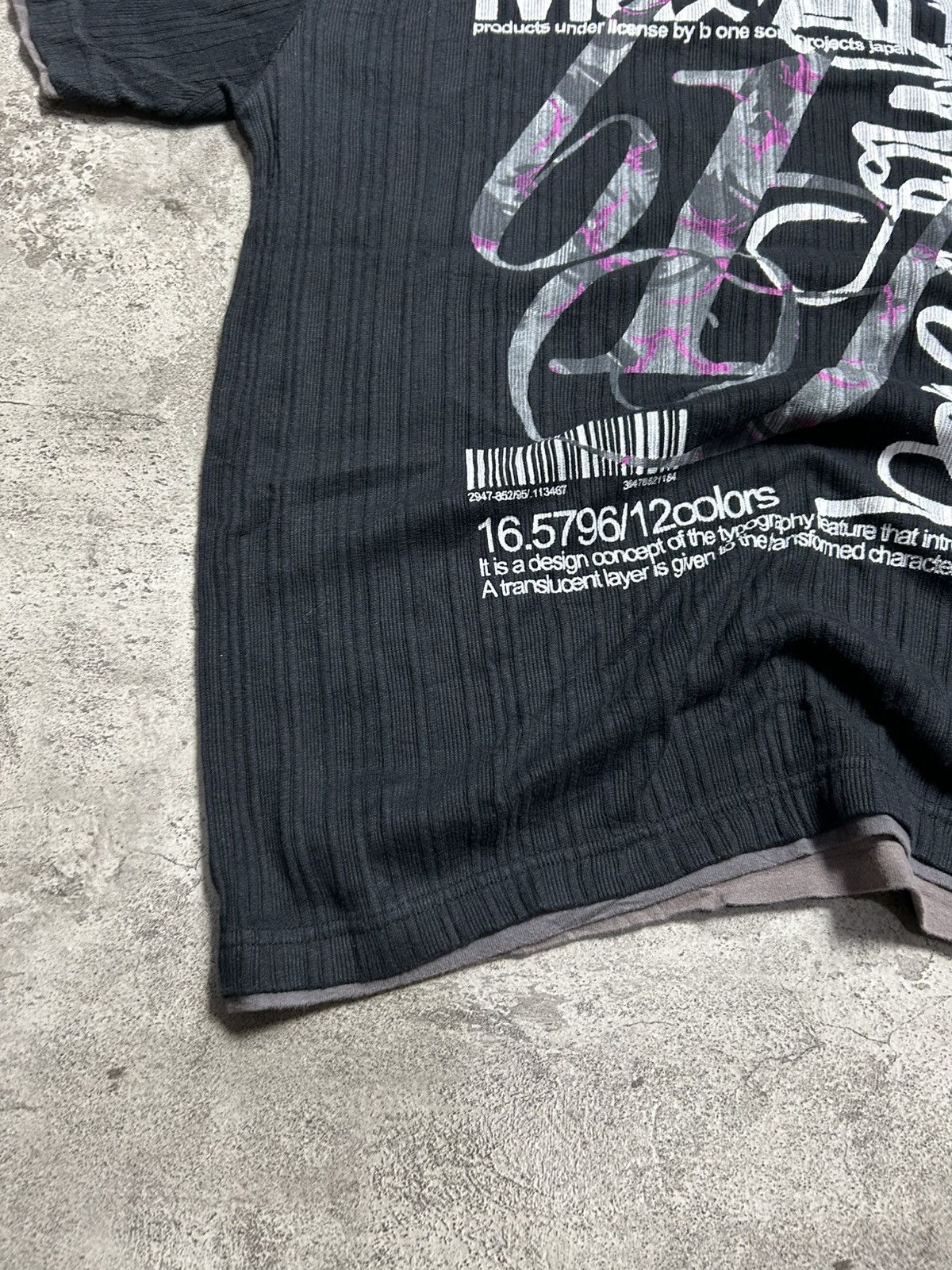 Japanese Brand 2000s B One Soul Japan Poem Punk Syle layered Shirt Size US L / EU 52-54 / 3 - 3 Thumbnail