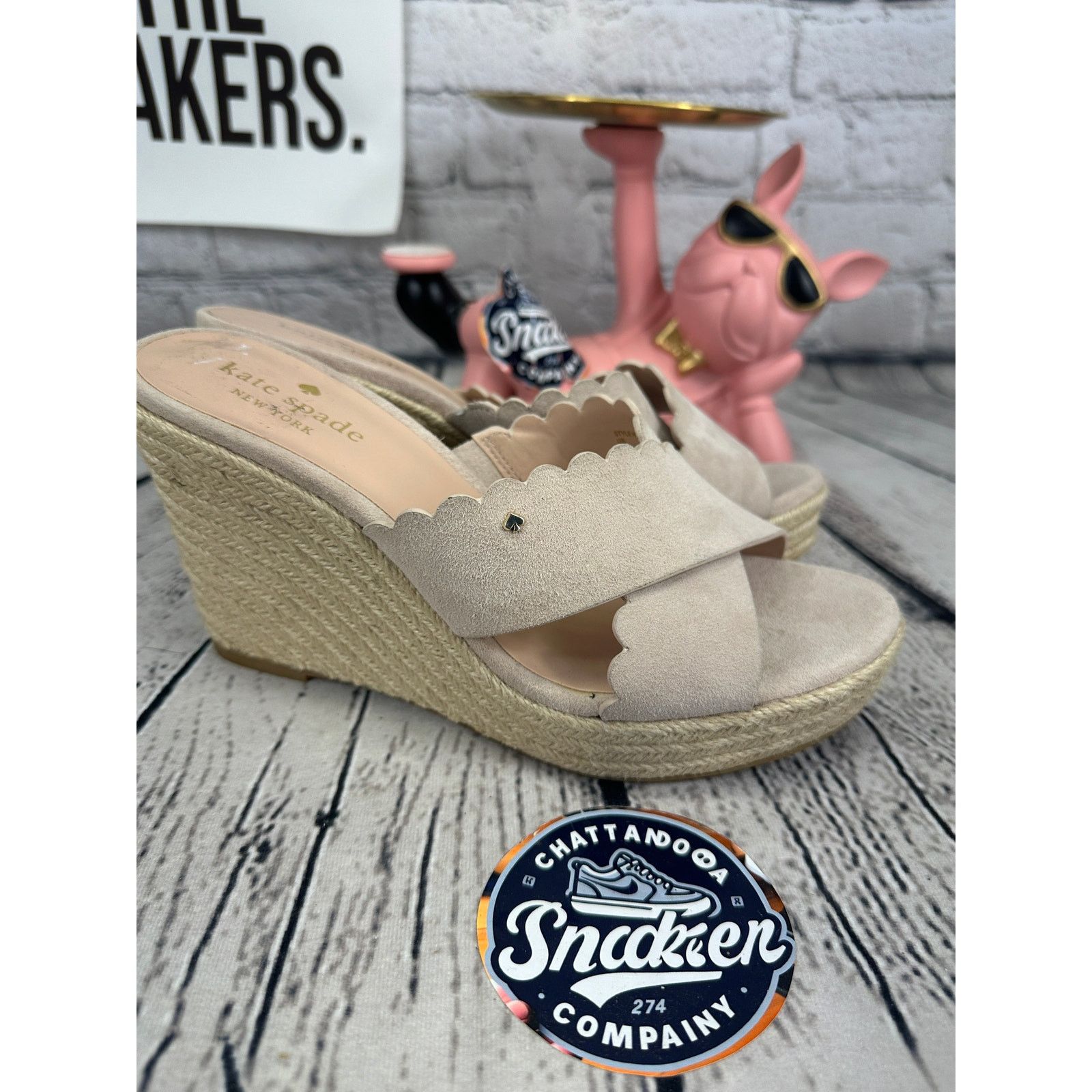 Kate Spade Kate Spade Tegan Wedge Sandals Espadrilles Heel Womens 8.5 Size US 8.5 / IT 38.5 - 5 Thumbnail