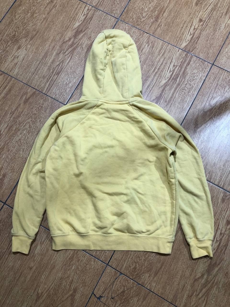 Nike Nike Yellow Fleece Hoodie Big Center Swoosh Logo Size US S / EU 44-46 / 1 - 6 Thumbnail