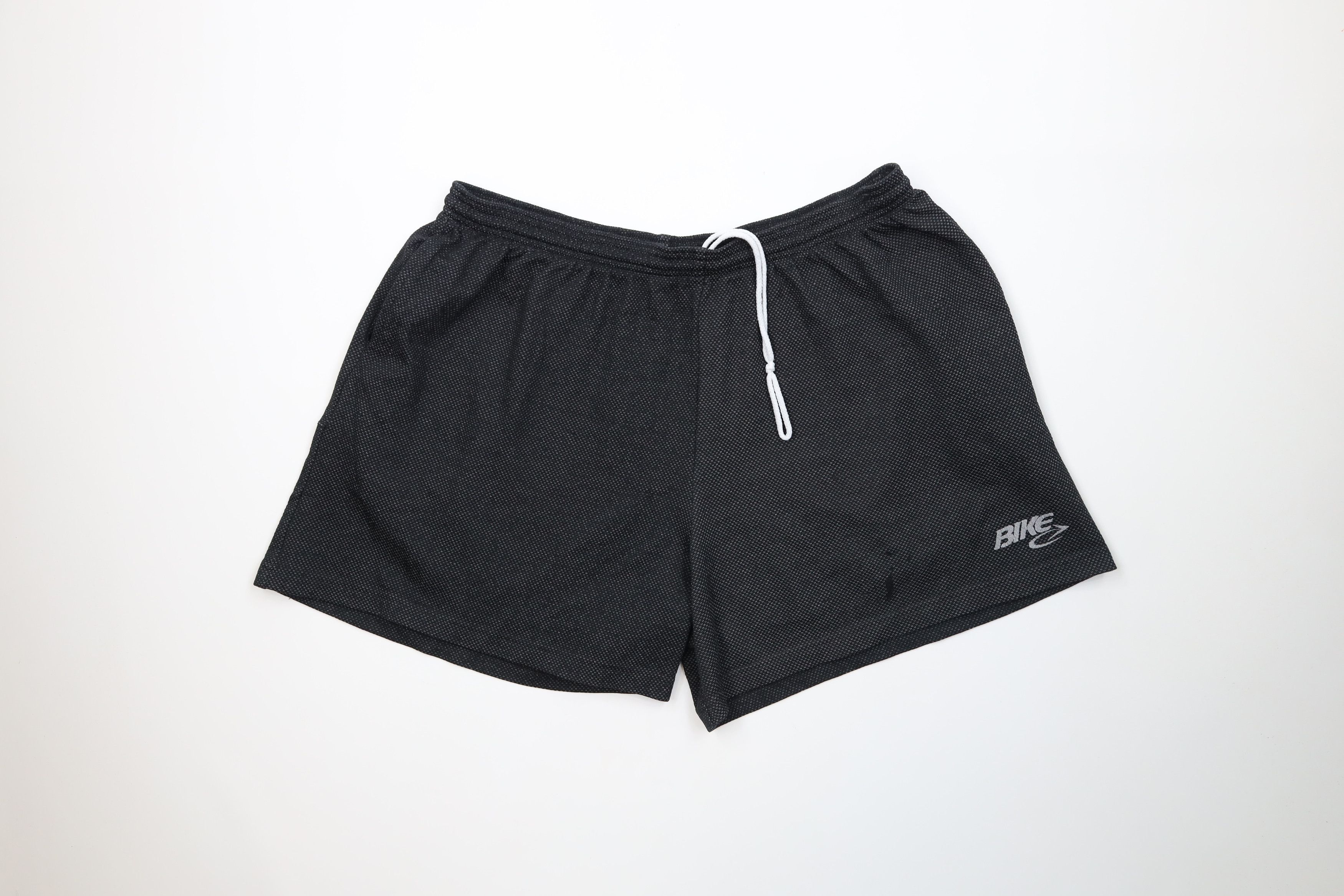 Vintage Vintage 90s Bike Above Knee Sweatpants Shorts Black USA Size US 36 / EU 52 - 1 Thumbnail