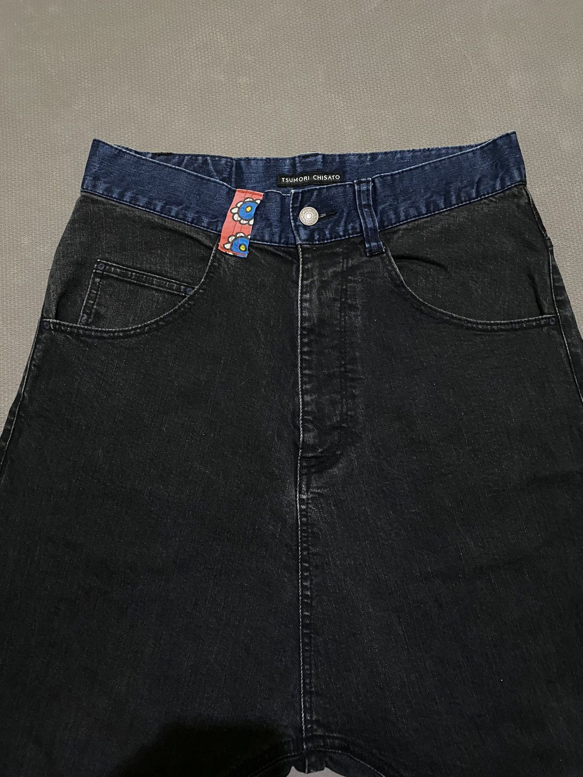 Issey Miyake × Japanese Brand × Tsumori Chisato Tsumori chisato issey miyake denim drop crotch Size 30" / US 8 / IT 44 - 2 Thumbnail