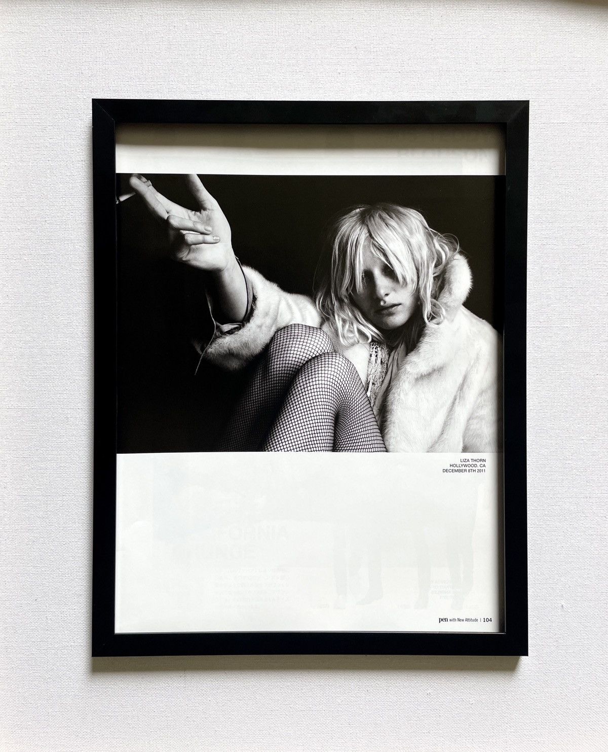 HEDI SLIMANE YVES SAINT LAURENT ポスター