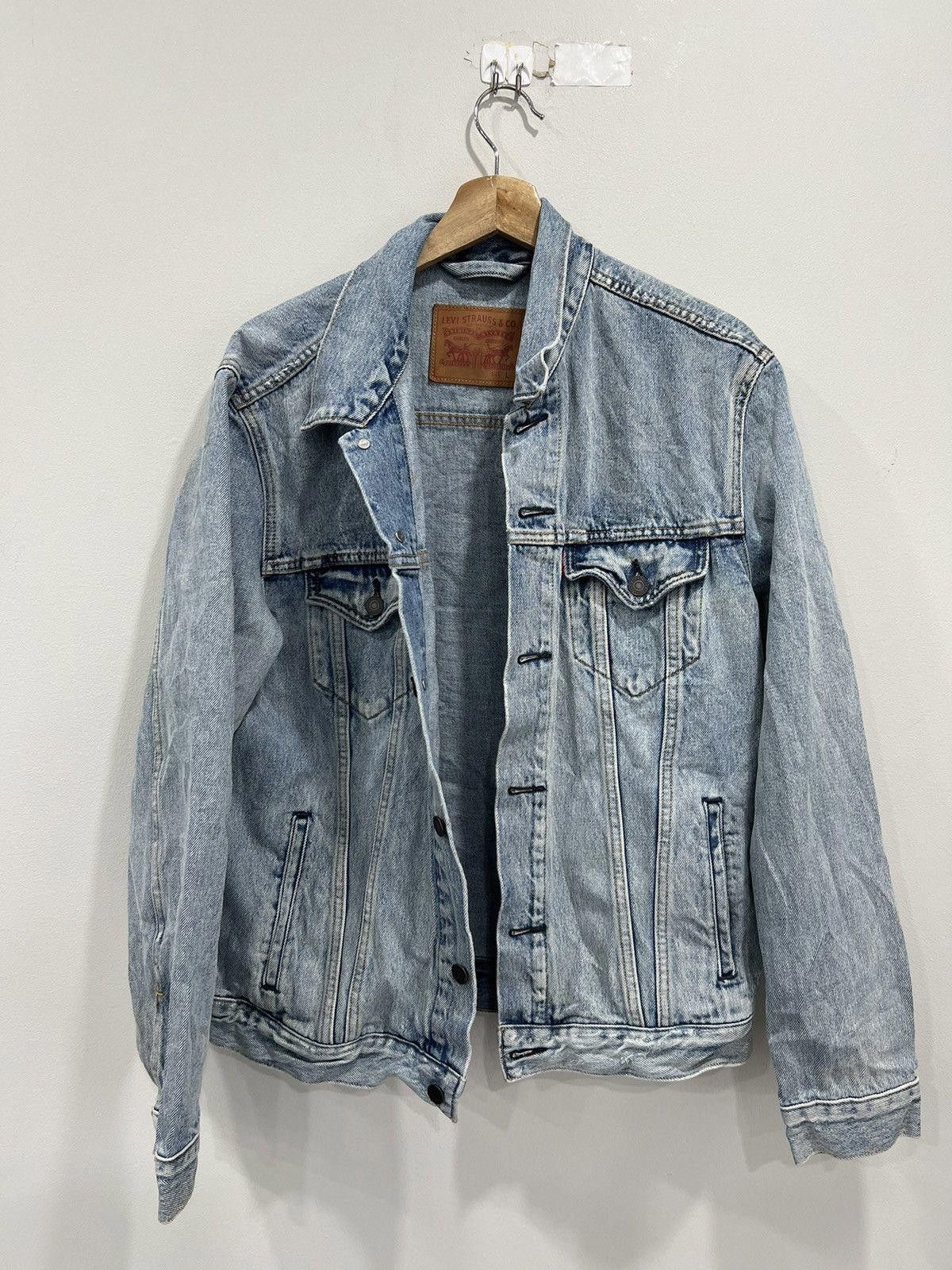 Vintage Vintage Levis Denim Jean Jacket Size US L / EU 52-54 / 3 - 1 Thumbnail