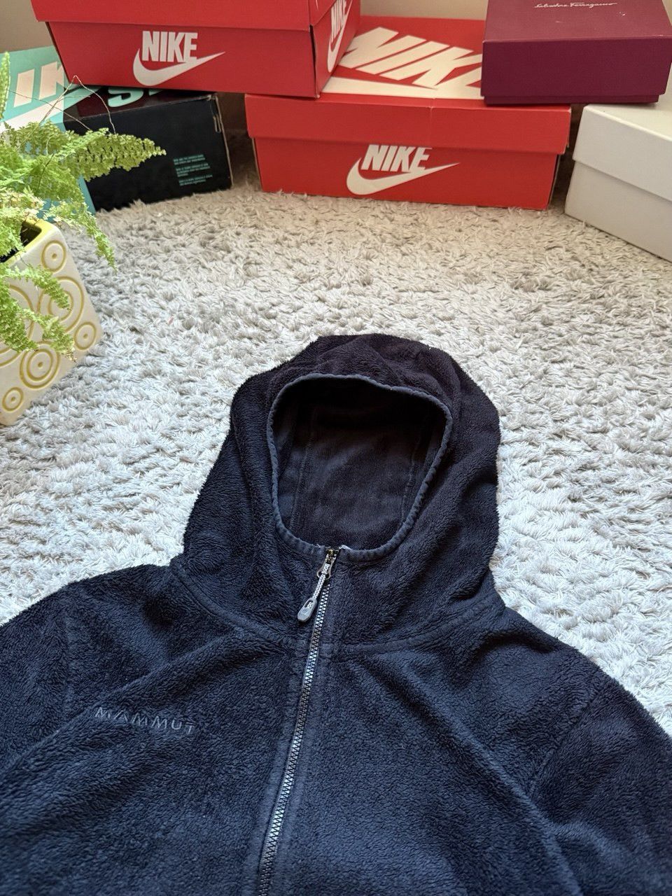 Mammut 00s Mammut Vintage Fleece Retro Outdoor Teddy Hoodie Size US M / EU 48-50 / 2 - 4 Thumbnail