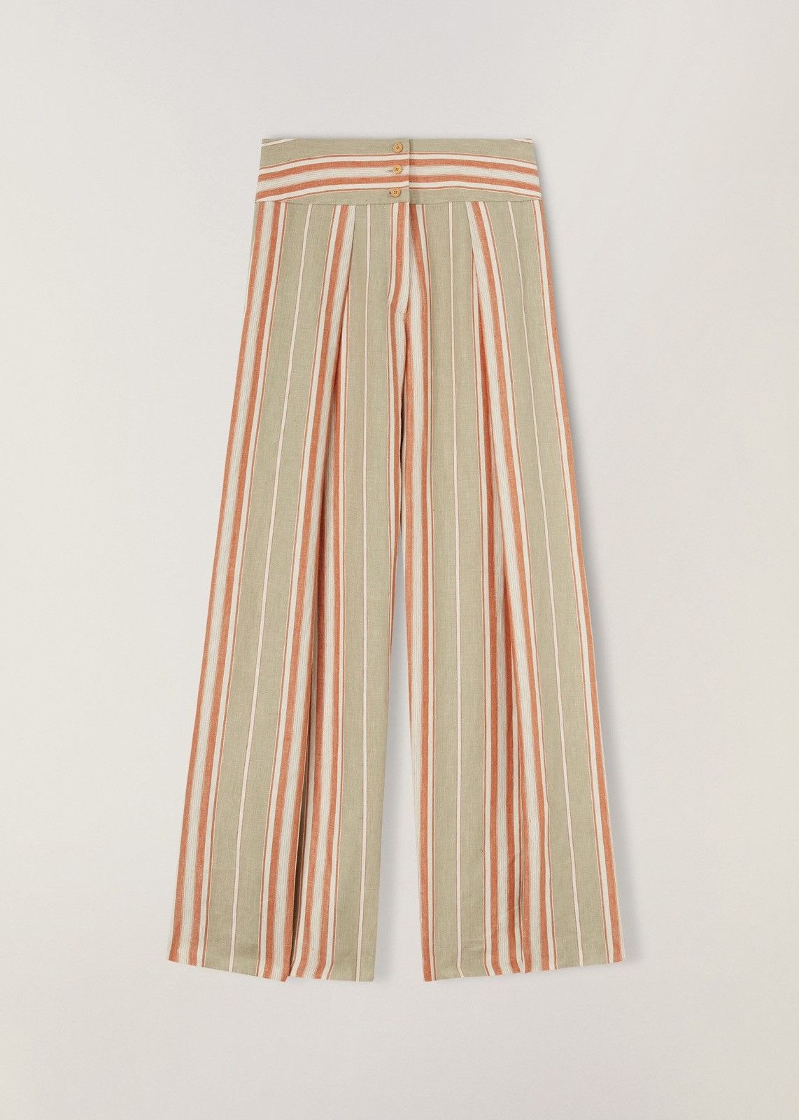 Loro Piana o1srvl11e0824 Notan Beach Stripes Trouser in Multicolor Size 26" / US 2 / IT 38 - 1 Thumbnail