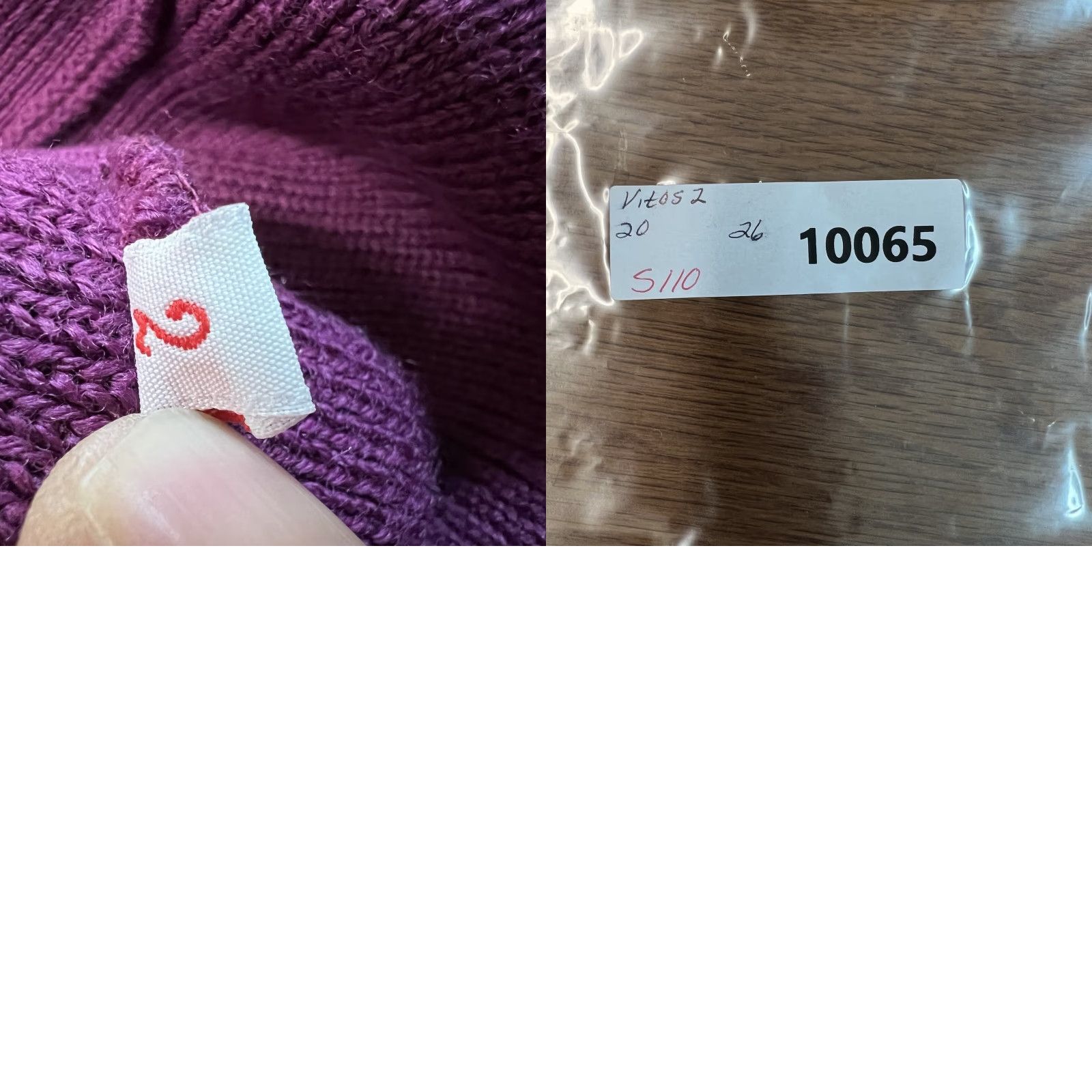 Vintage VINTAGE Vitos Paris Cardigan Sweater Vest Womens Magenta Open Front Knit Wool 2 M/Middle Size M / US 6-8 / IT 42-44 - 8 Thumbnail