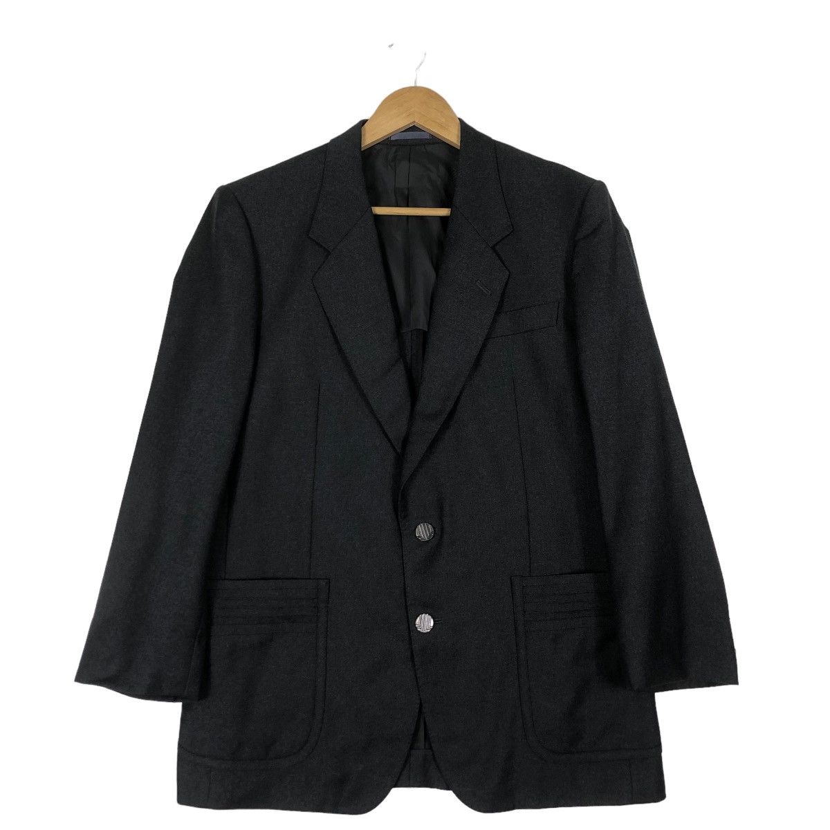 Lanvin blazer coat metal button