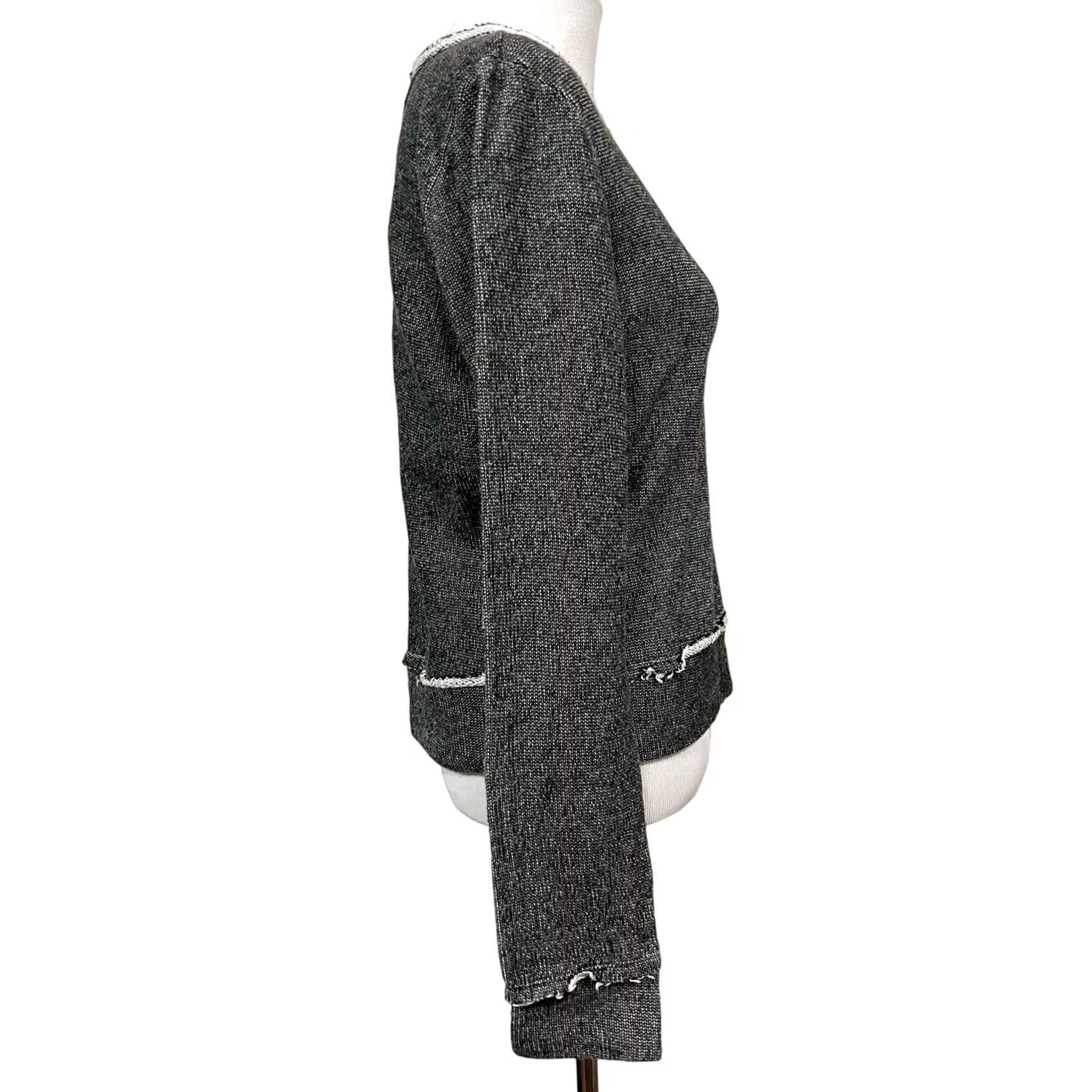 Vintage Cloth & Stone Sweatshirt Top Gray Cotton Blend Pullover Sz M Women Crew Neck Long Sleeve Size M / US 6-8 / IT 42-44 - 5 Thumbnail