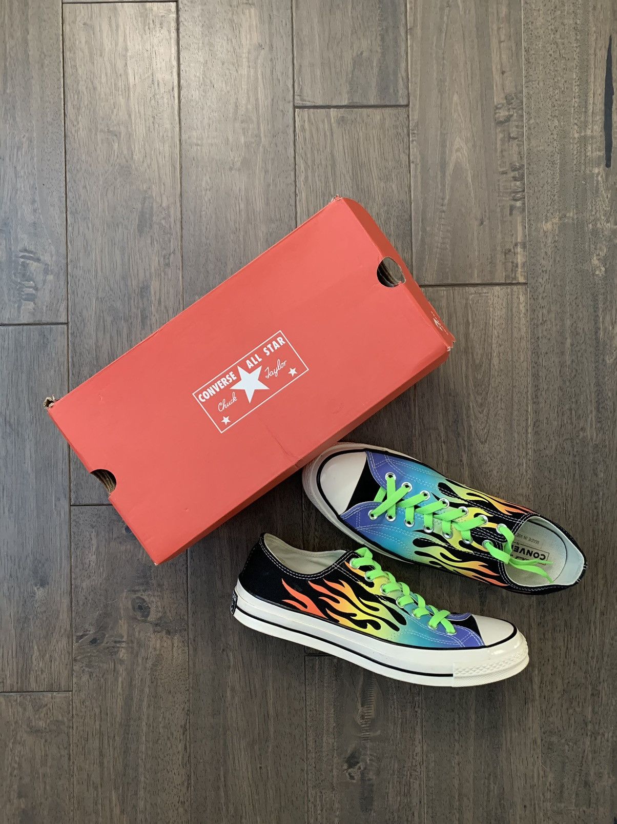 Converse 🪅Converse Chuck Taylor 70 Ox “Flaming Archive” (Sz 9.5) Size US 9.5 / EU 42-43 - 1 Thumbnail