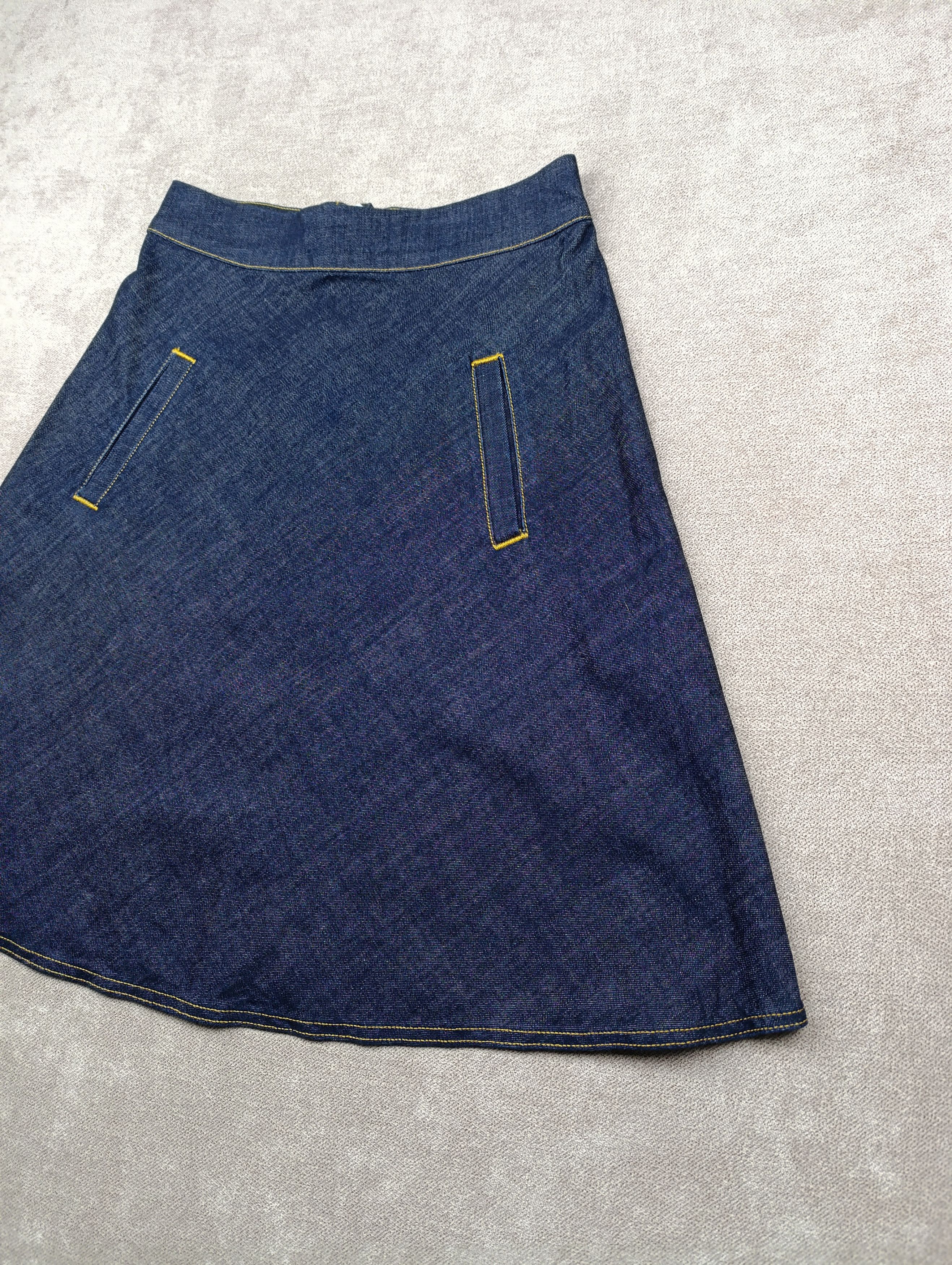 Mads Norgaard Women's Mads Norgaard Comfy Denim Stelly Stretch Skirt Size 26" / US 2 / IT 38 - 5 Thumbnail