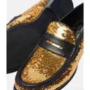 Dolce & Gabbana o1y0125 Penny Loafers in Gold/Black Size US 6.5 / EU 39-40 - 3 Thumbnail