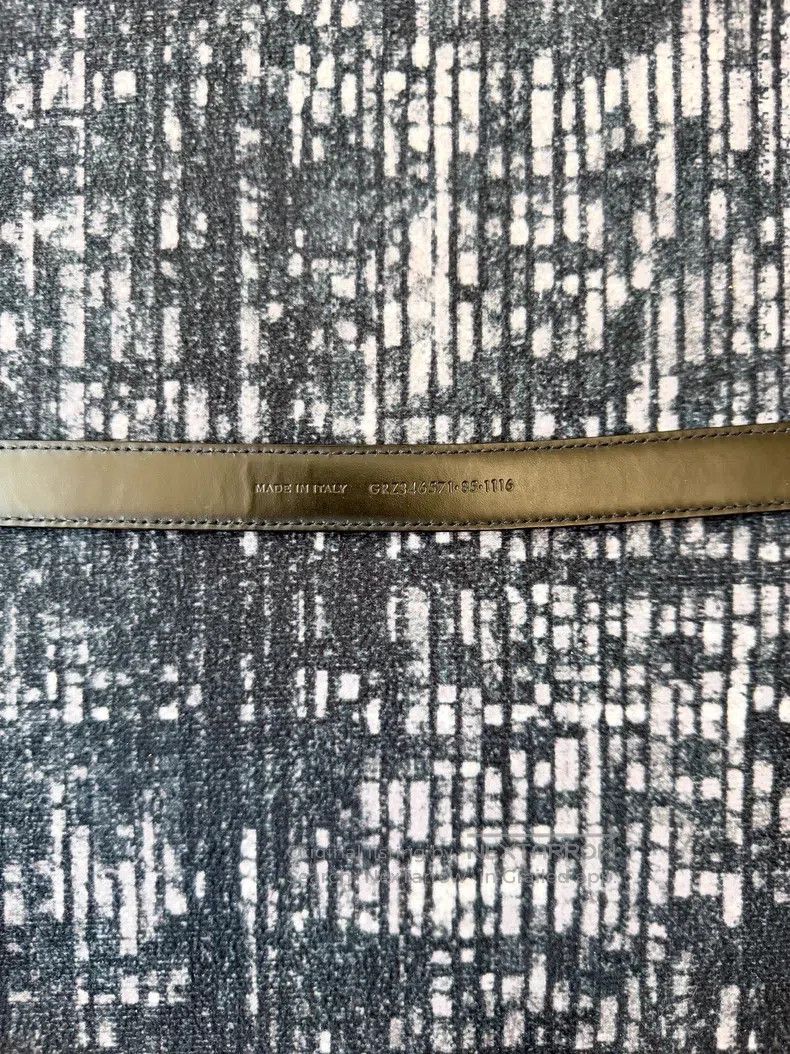 Saint Laurent Paris Saint Laurent Paris size 85 Black Carved Leather Belt Size ONE SIZE - 4 Thumbnail