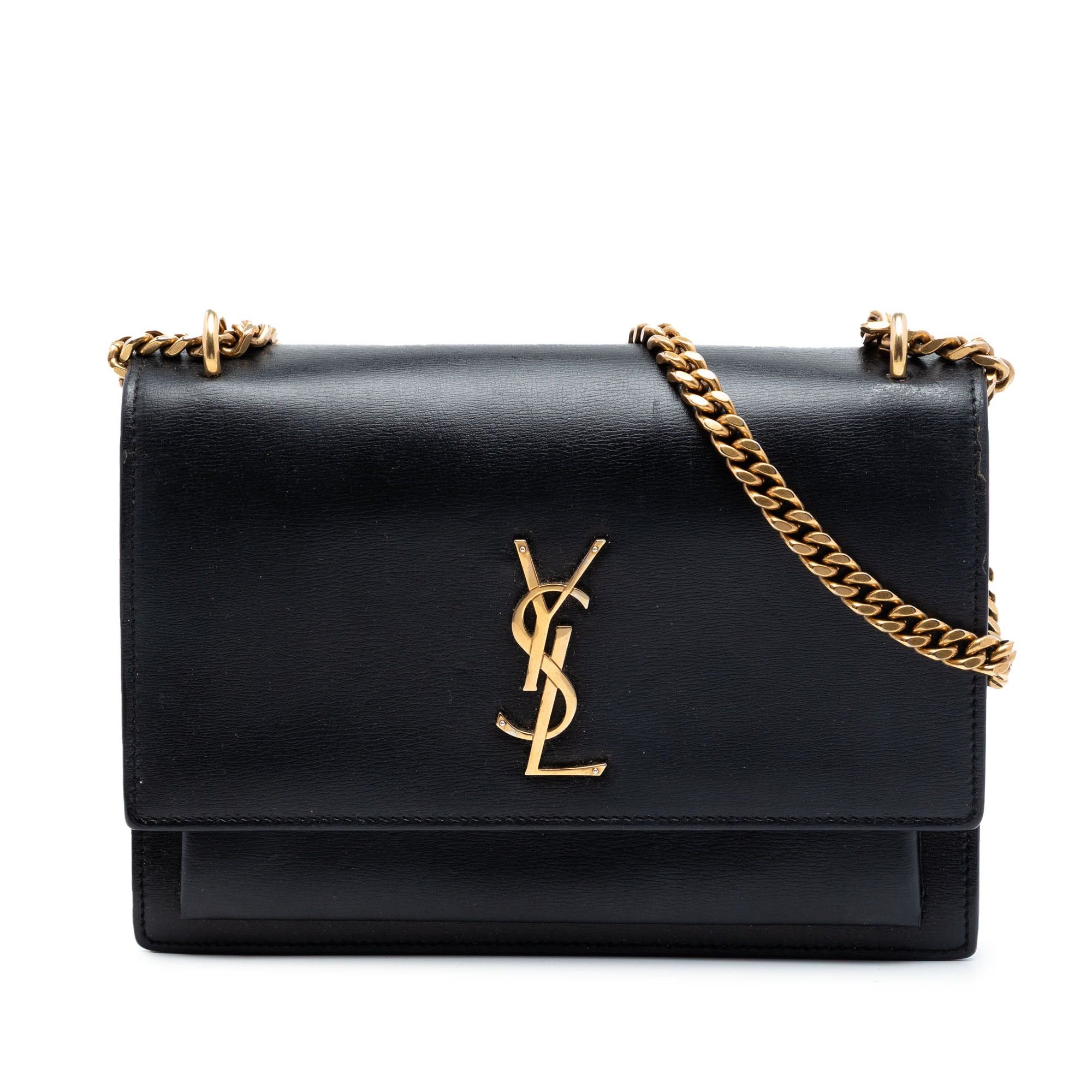 Saint Laurent Paris Medium Calfskin Monogram Sunset Crossbody Size ONE SIZE - 1 Thumbnail