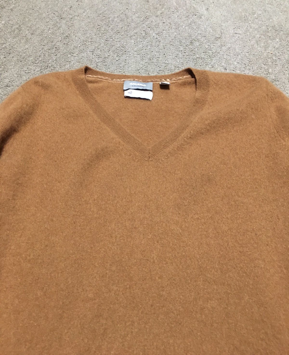 Designer GALERIA Cashmere V-neck Sweater Jumper Size EU36 / S Size S / US 4 / IT 40 - 5 Thumbnail