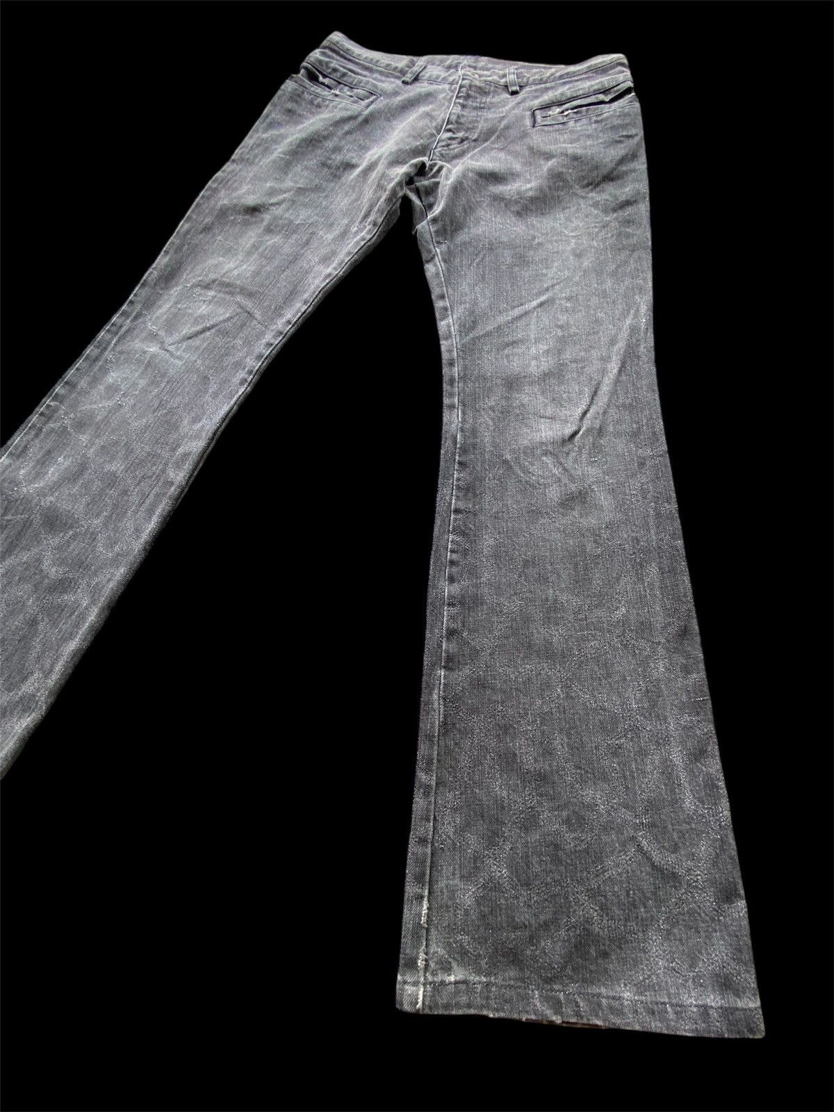 Hysteric Glamour × Japanese Brand × L7 Real Hip Flare Jeans Japanese L7 Real Hip Black pp33 Size US 32 / EU 48 - 2 Thumbnail